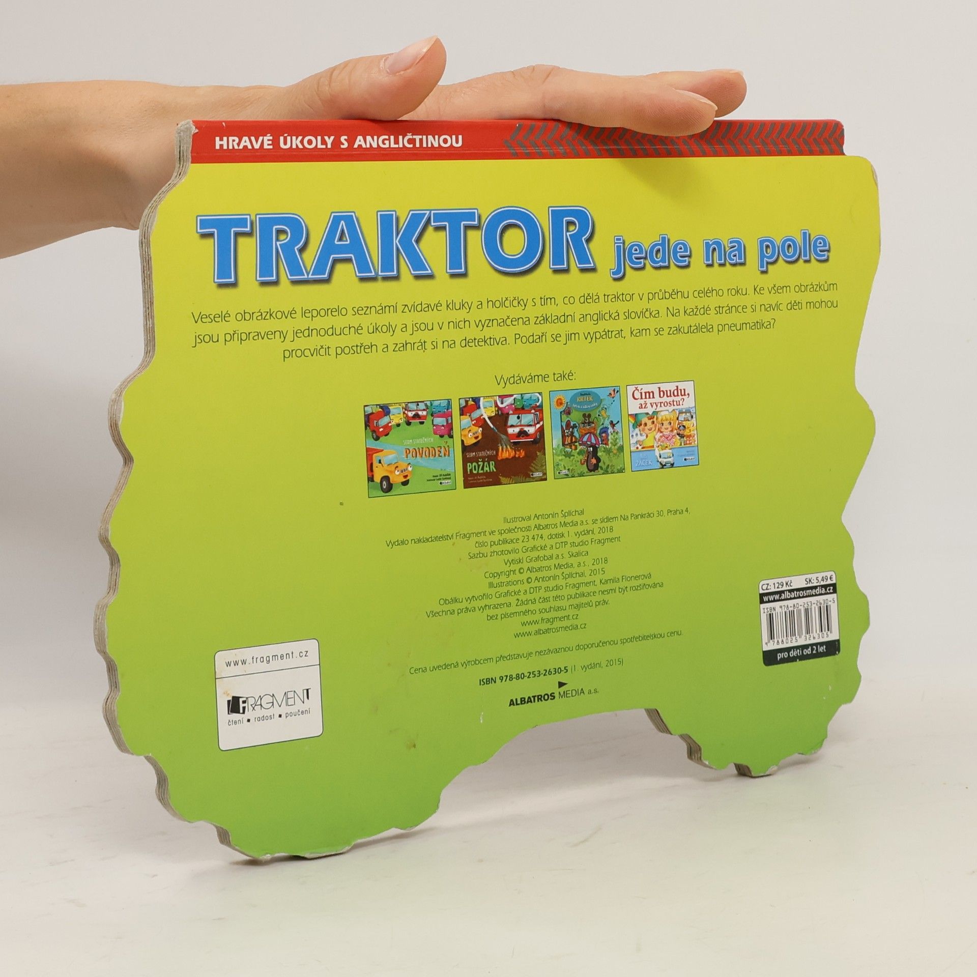 Antonín Šplíchal Traktor jede na pole