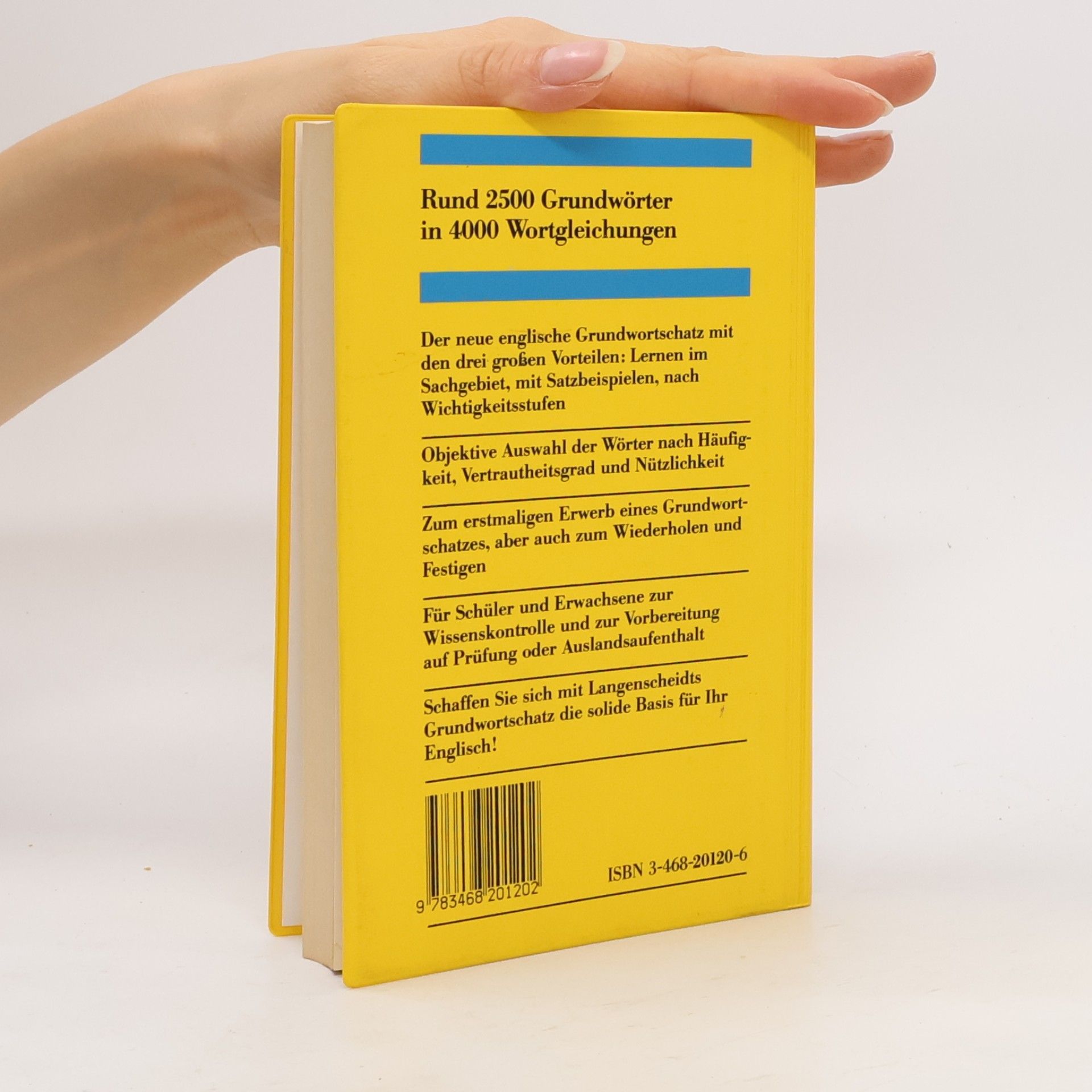 LangenscheidtRedaktion Langenscheidts Grundwortschatz, Englisch : ein nach Sachgebieten geordnetes Lernwörterbuch mit Satzbeispielen