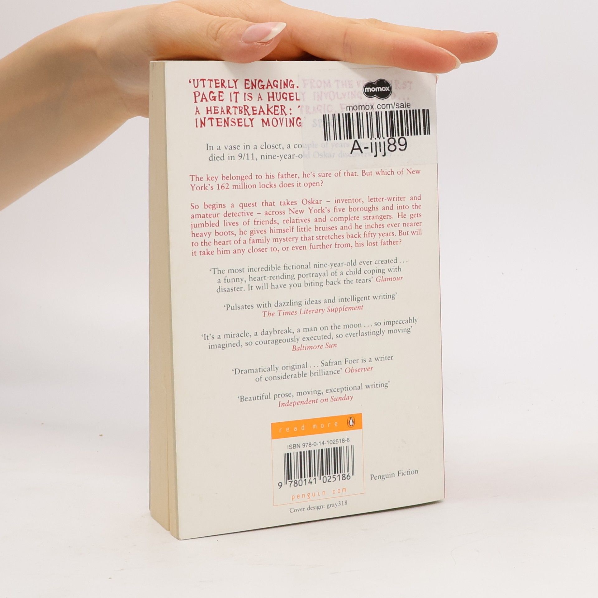 Jonathan Safran Foer Extremely loud & incredibly close