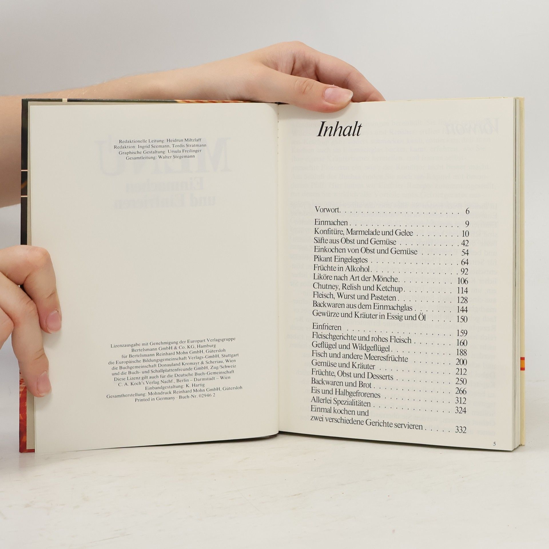 Autorenkollektiv Menu. Einmachen und Einfrieren