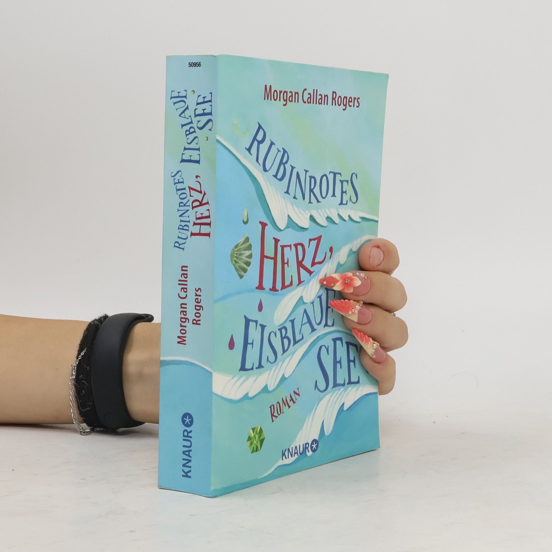 Morgan Rogers Rubinrotes Herz, eisblaue See