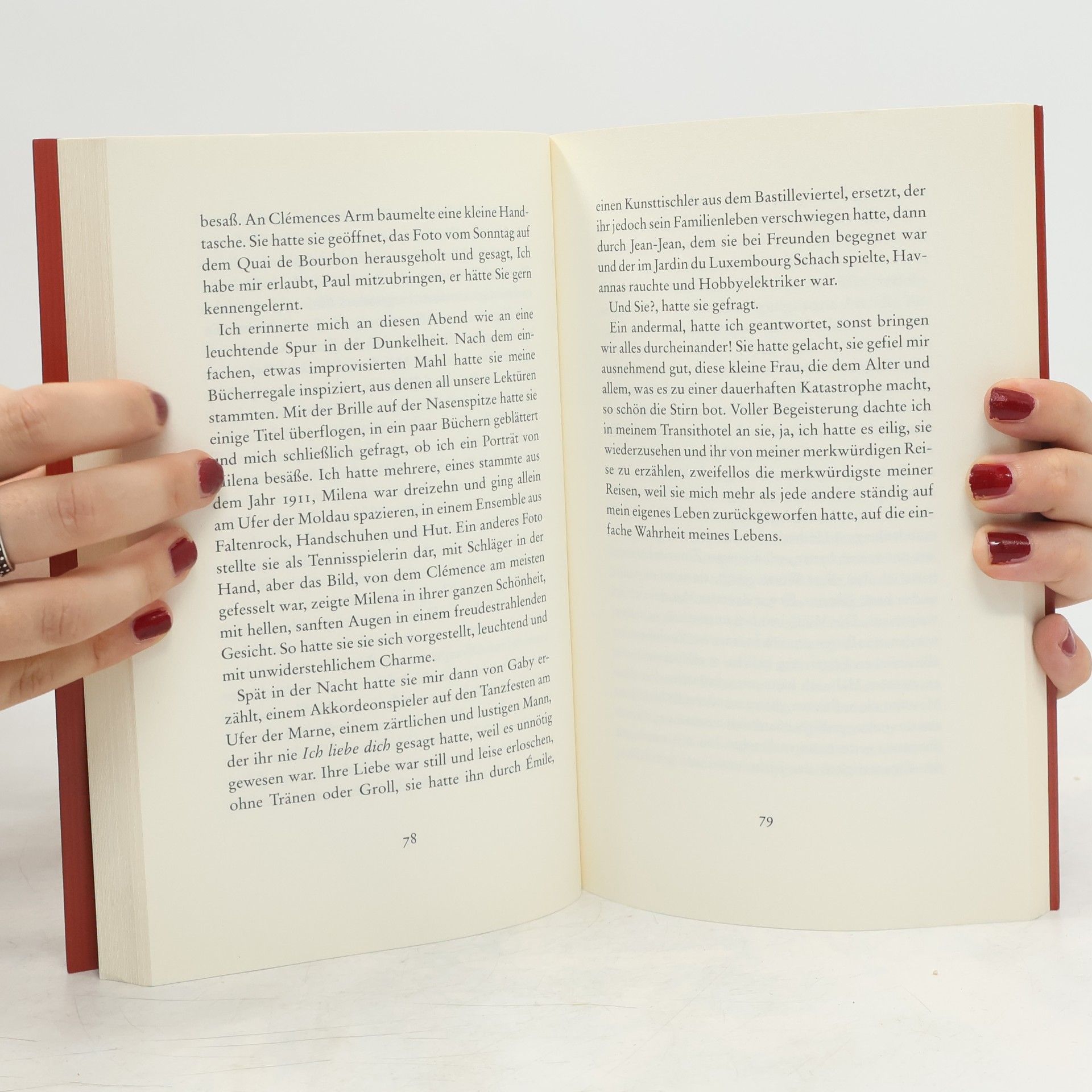 Michèle Lesbre Das rote Canapé