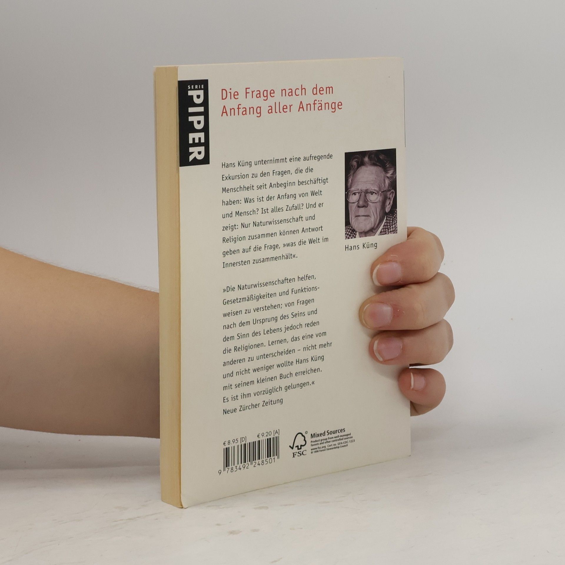 Hans Küng Der Anfang aller Dinge