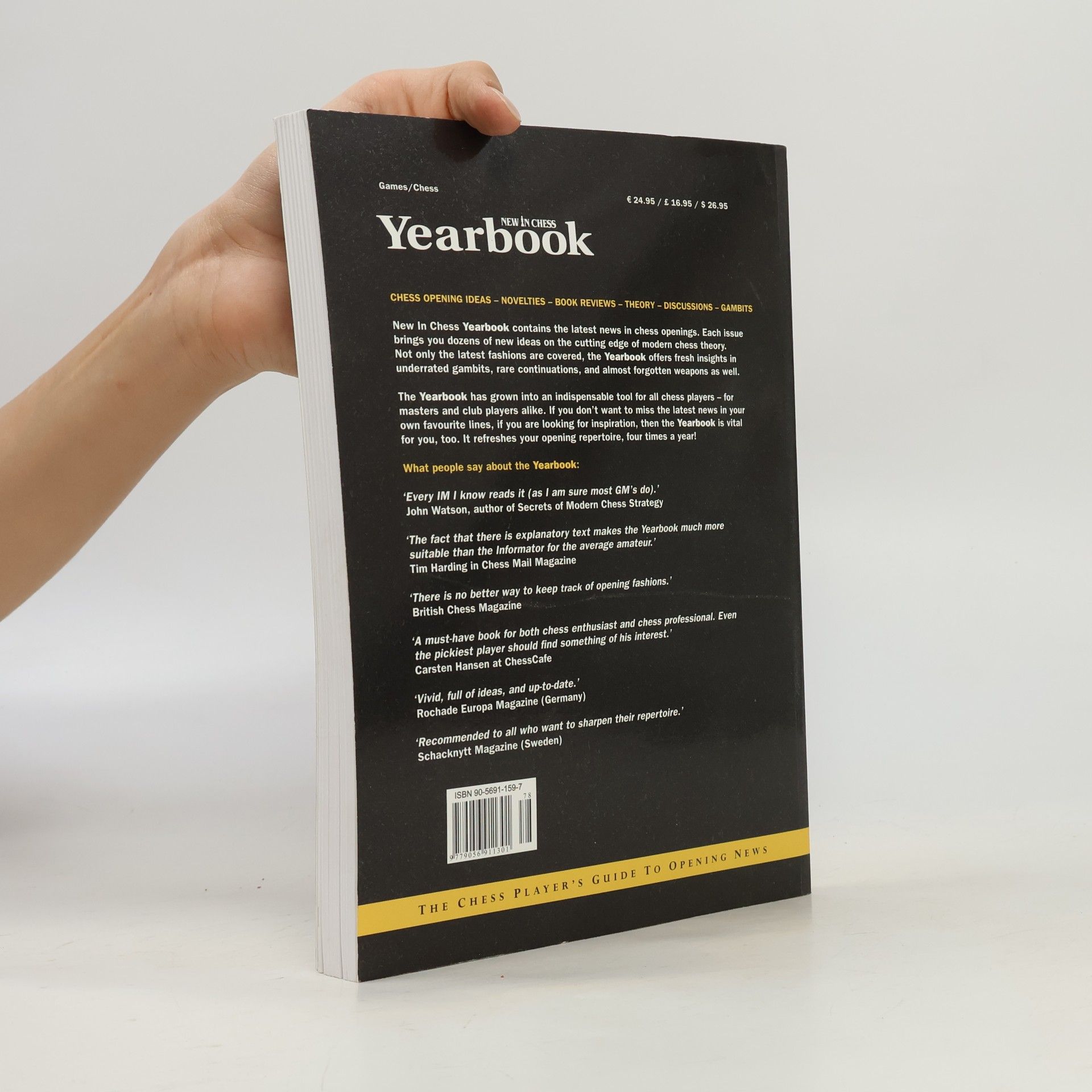 Genna Sosonko New in Chess Yearbook 78