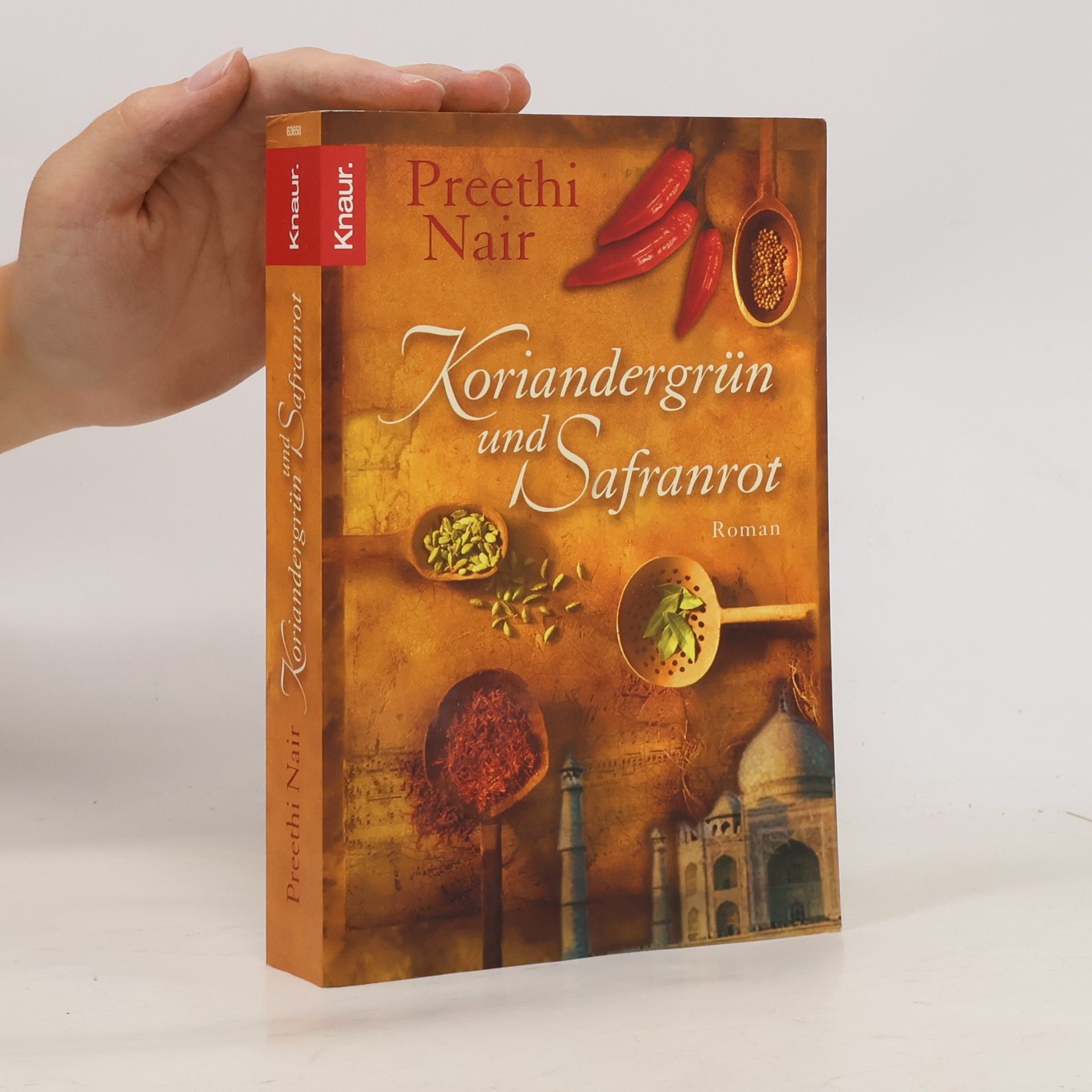 Preethi Nair Koriandergrün und Safranrot