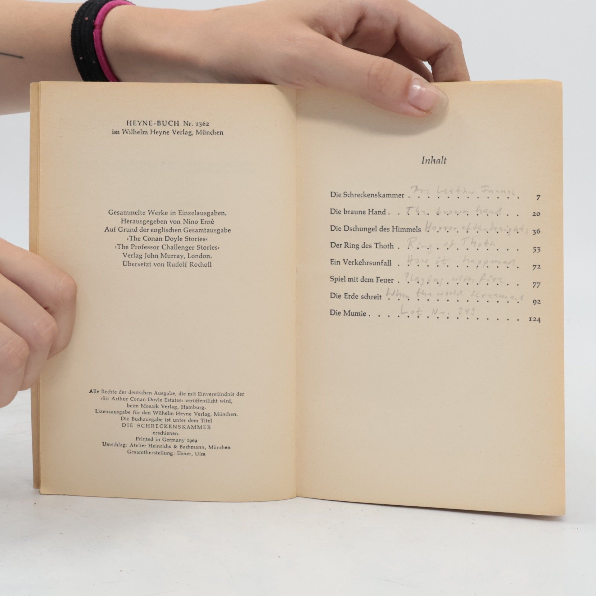 Arthur Conan Doyle Die Schreckens Kammer