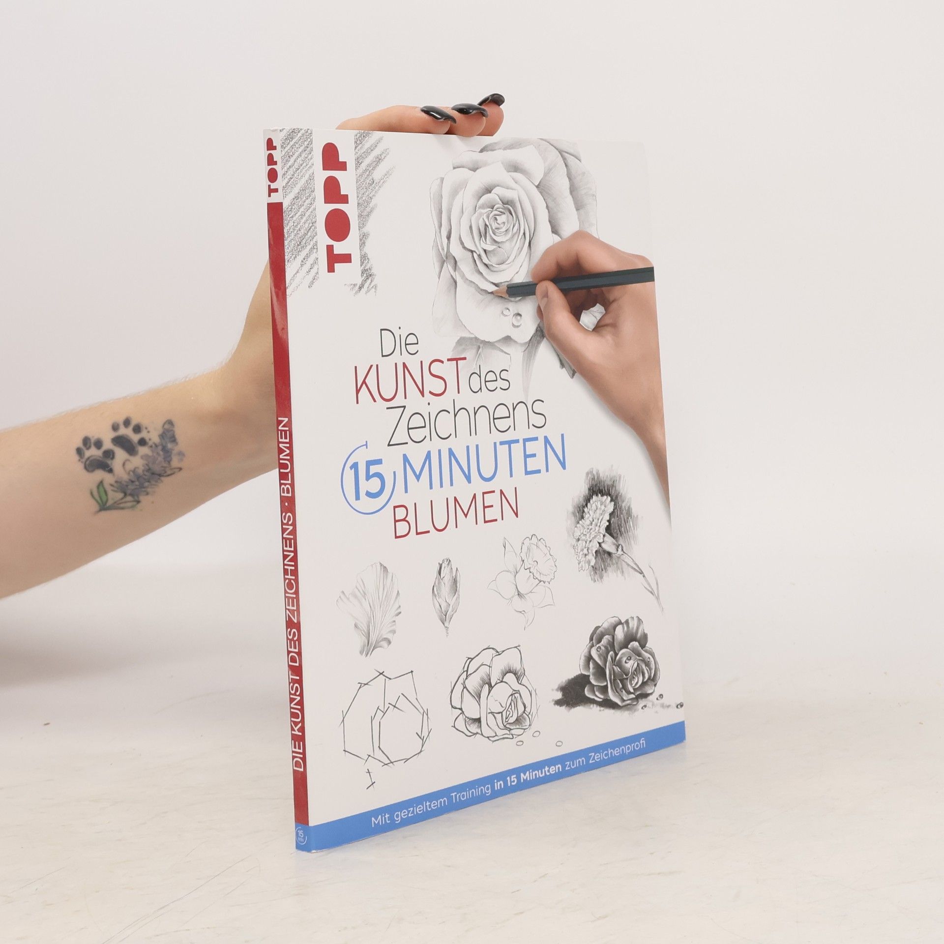 Die Kunst des Zeichnens 15 Minuten - Blumen
