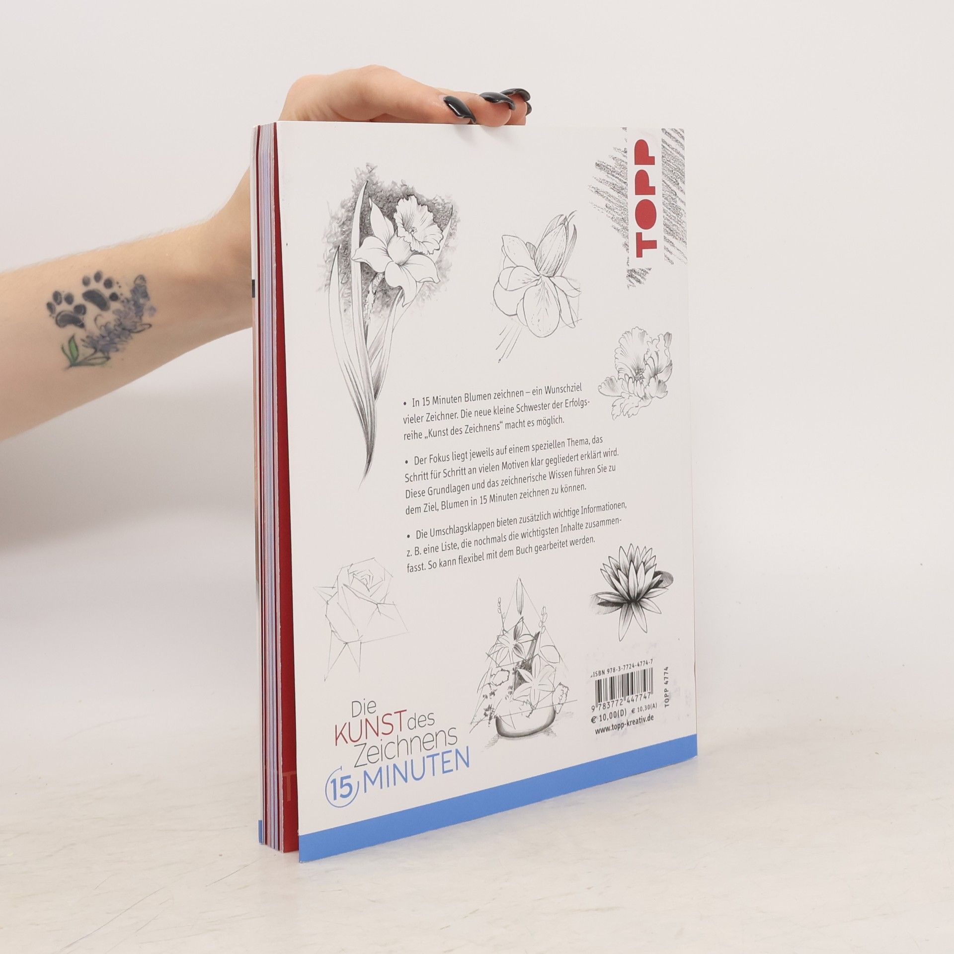 Frechverlag Die Kunst des Zeichnens 15 Minuten - Blumen
