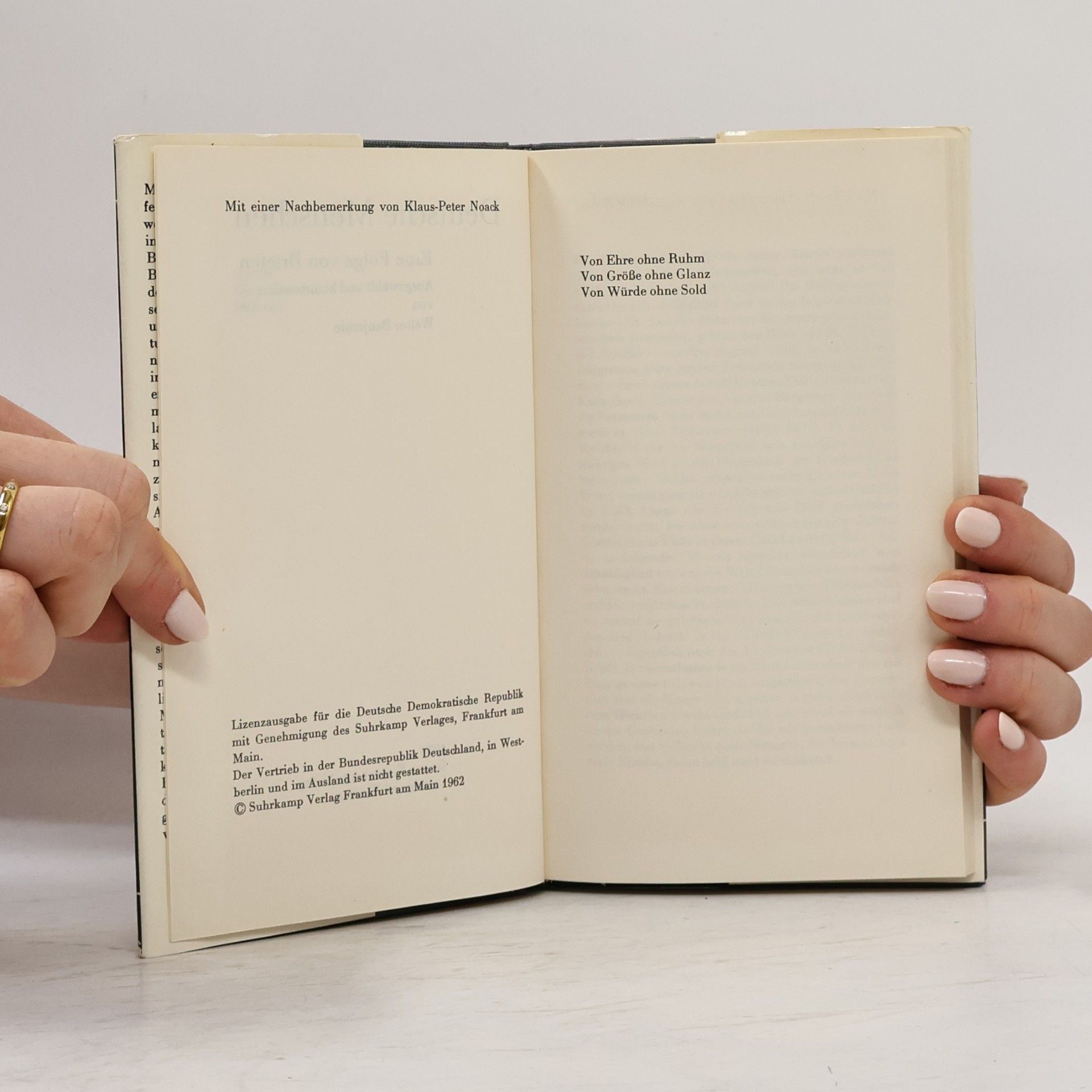 Walter Benjamin Deutsche Menschen