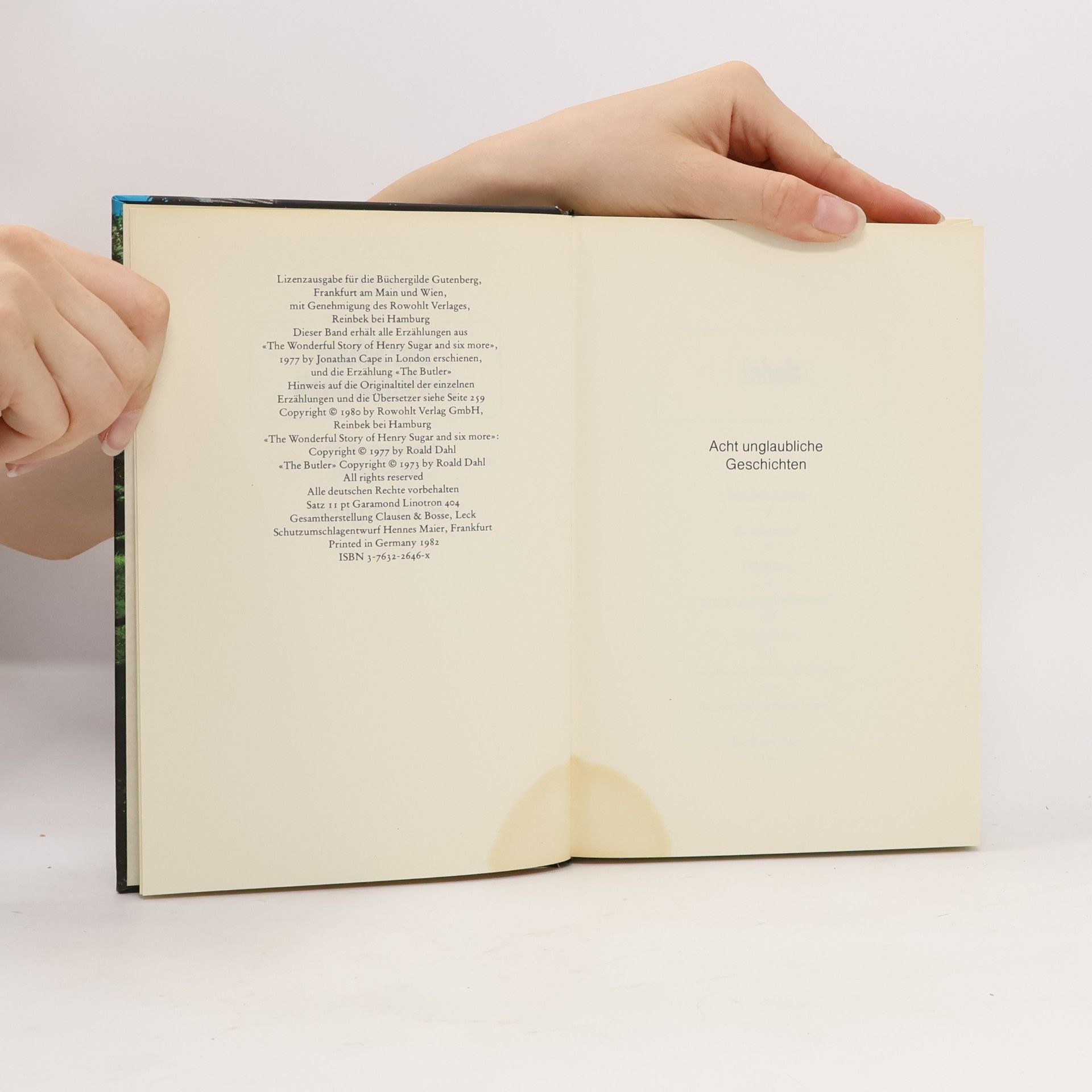 Roald Dahl Der Schatz von Mildenhall