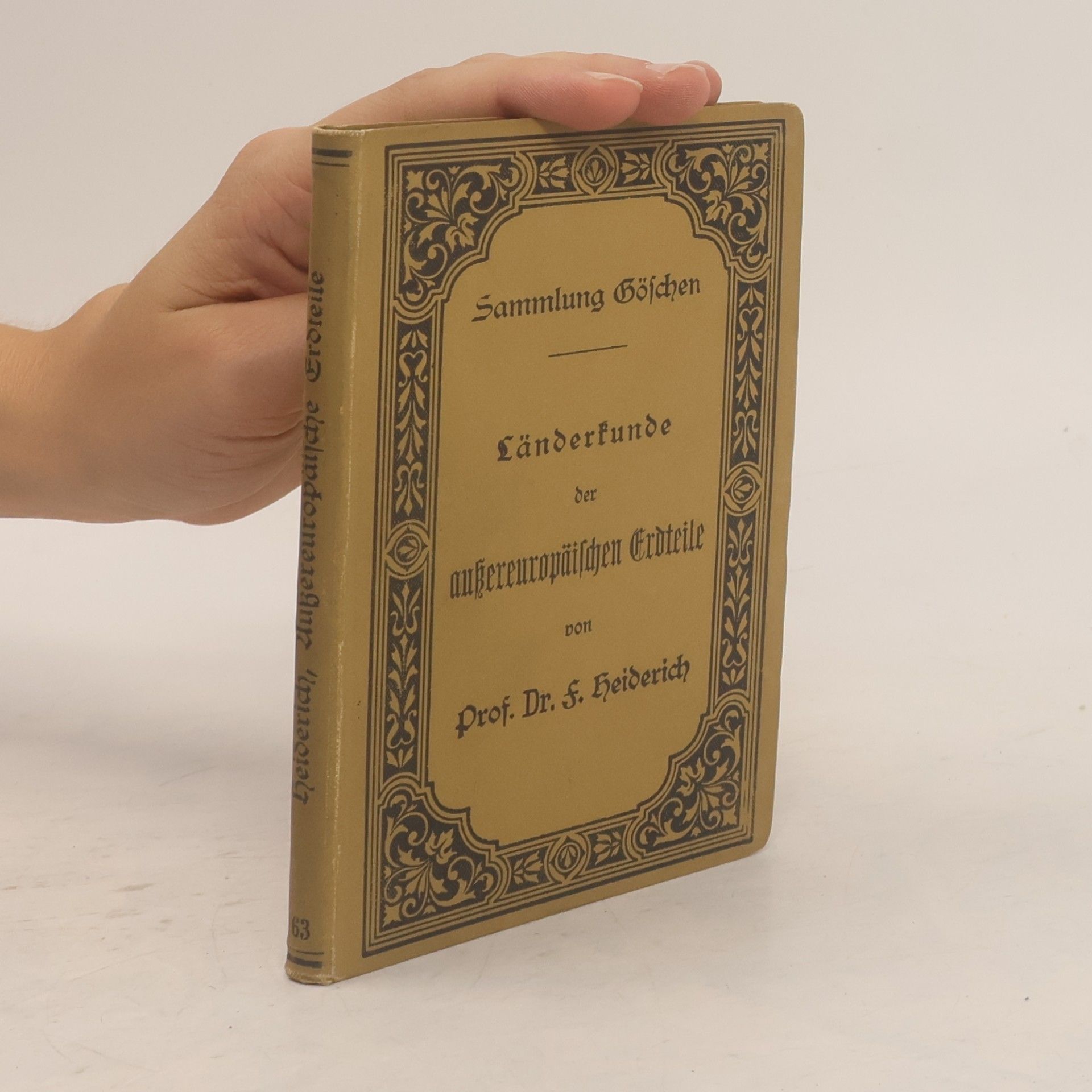 Franz Heiderich Länderkunde der außereuropäischen Erdteile