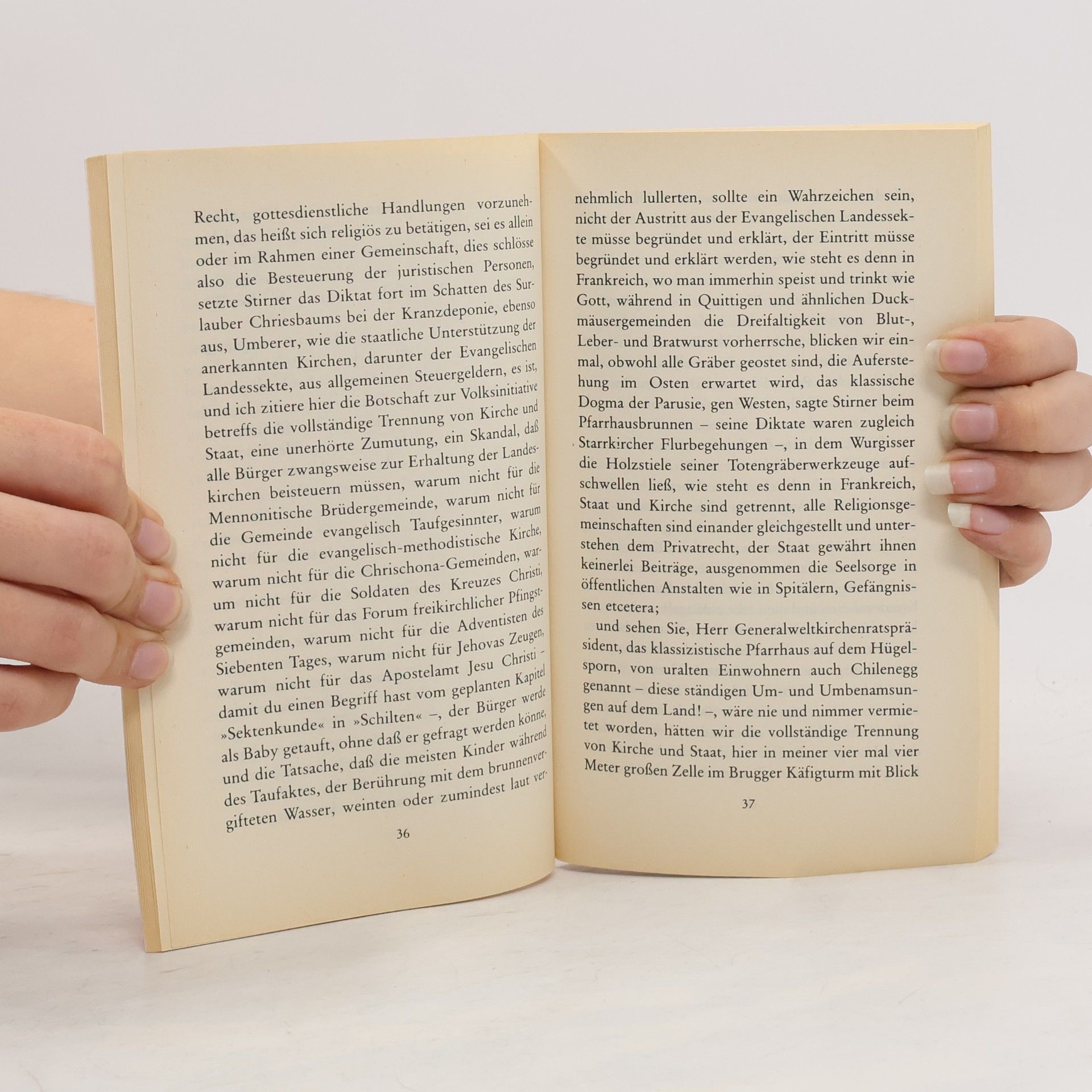 Hermann Bürger Suhrkamp Taschenbuch: Der Schuss auf die Kanzel