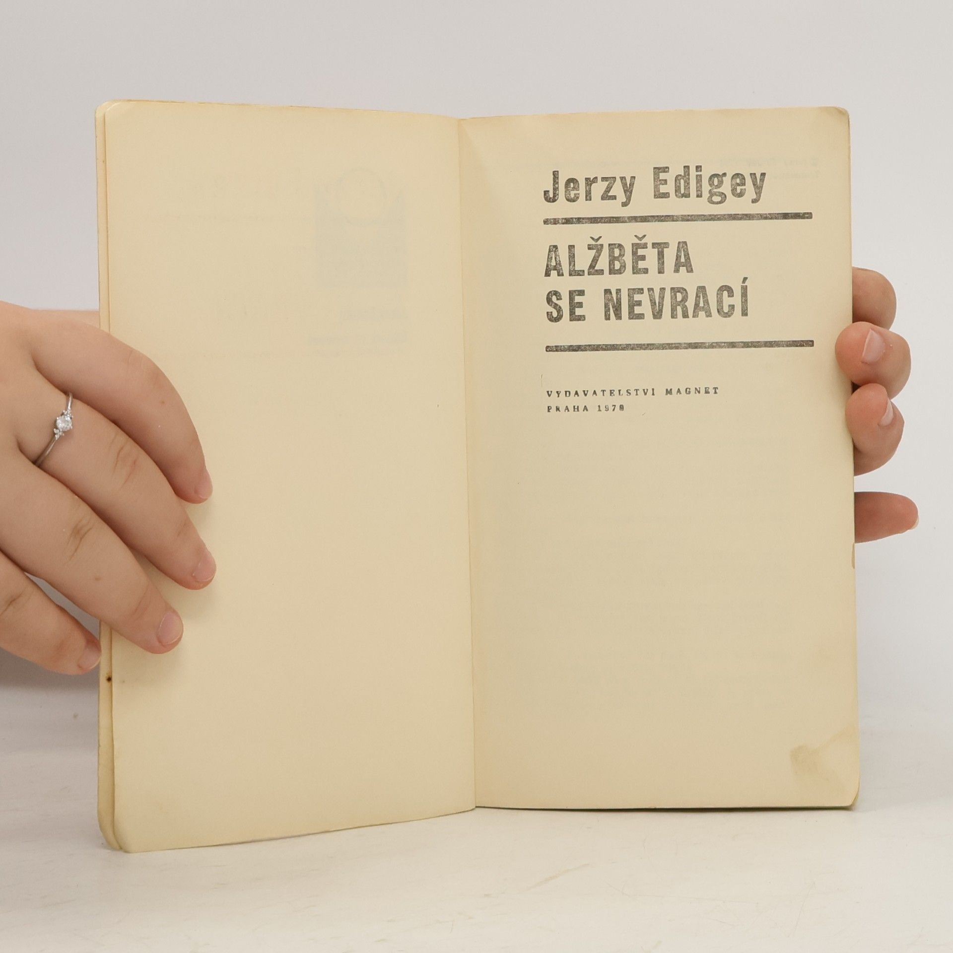 Jerzy Edigey Alžběta se nevrací