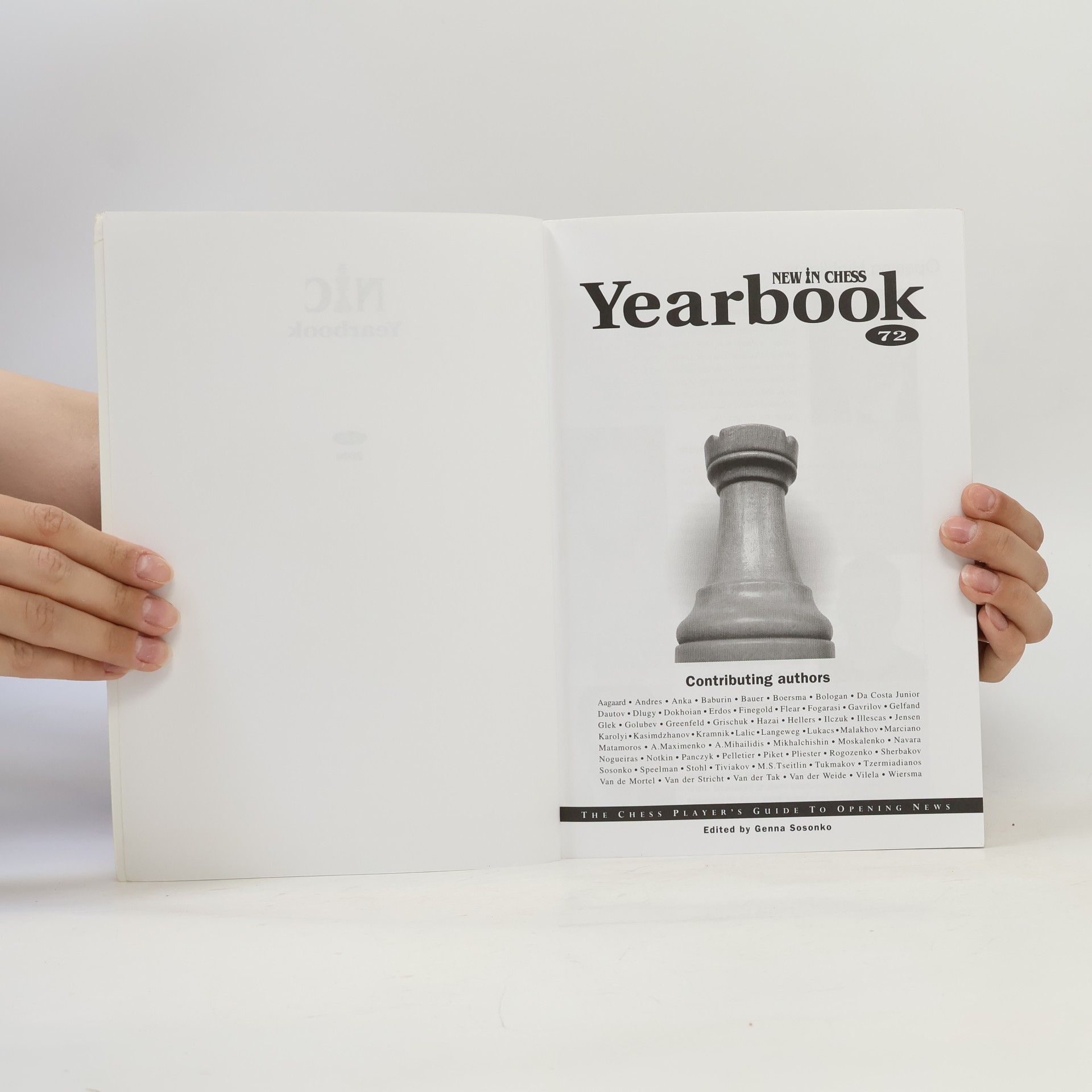 Paul van der Sterren New In Chess Yearbook 72
