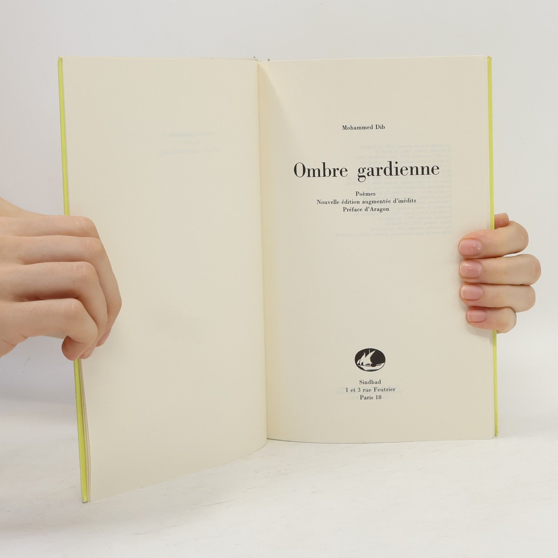 Mohammed Dib Ombre gardienne