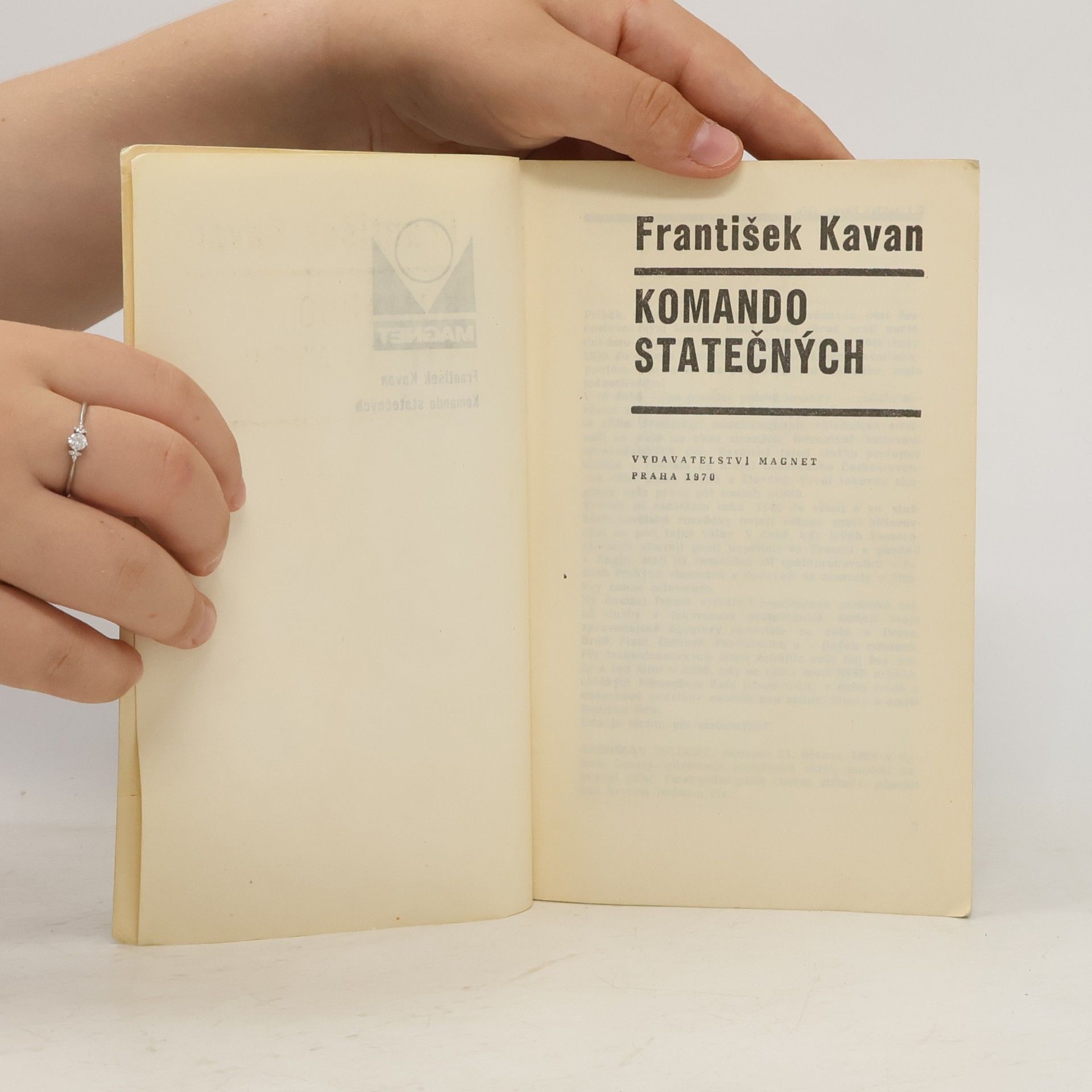 František Kaván Komando statečných