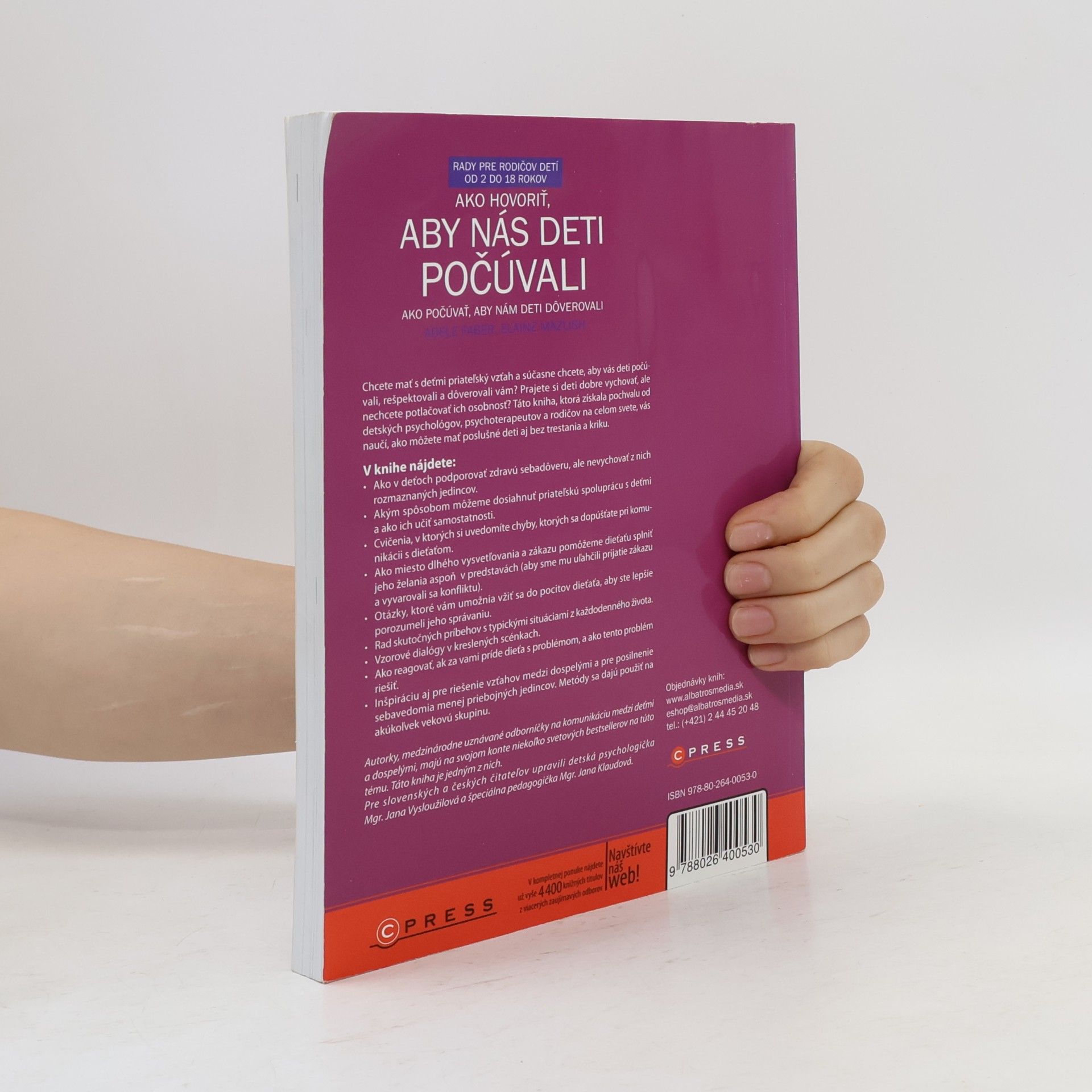 Adele Faber Ako hovoriť, aby nás deti počúvali