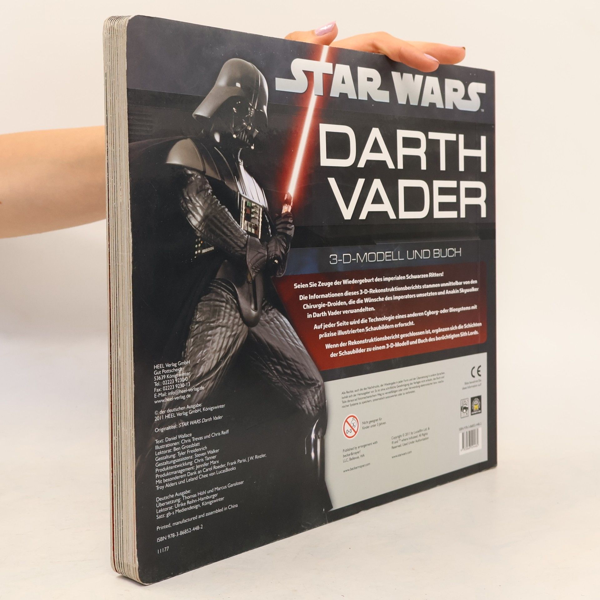 Jason Fry STAR WARS Darth Vader. 3-D-Modell und Buch