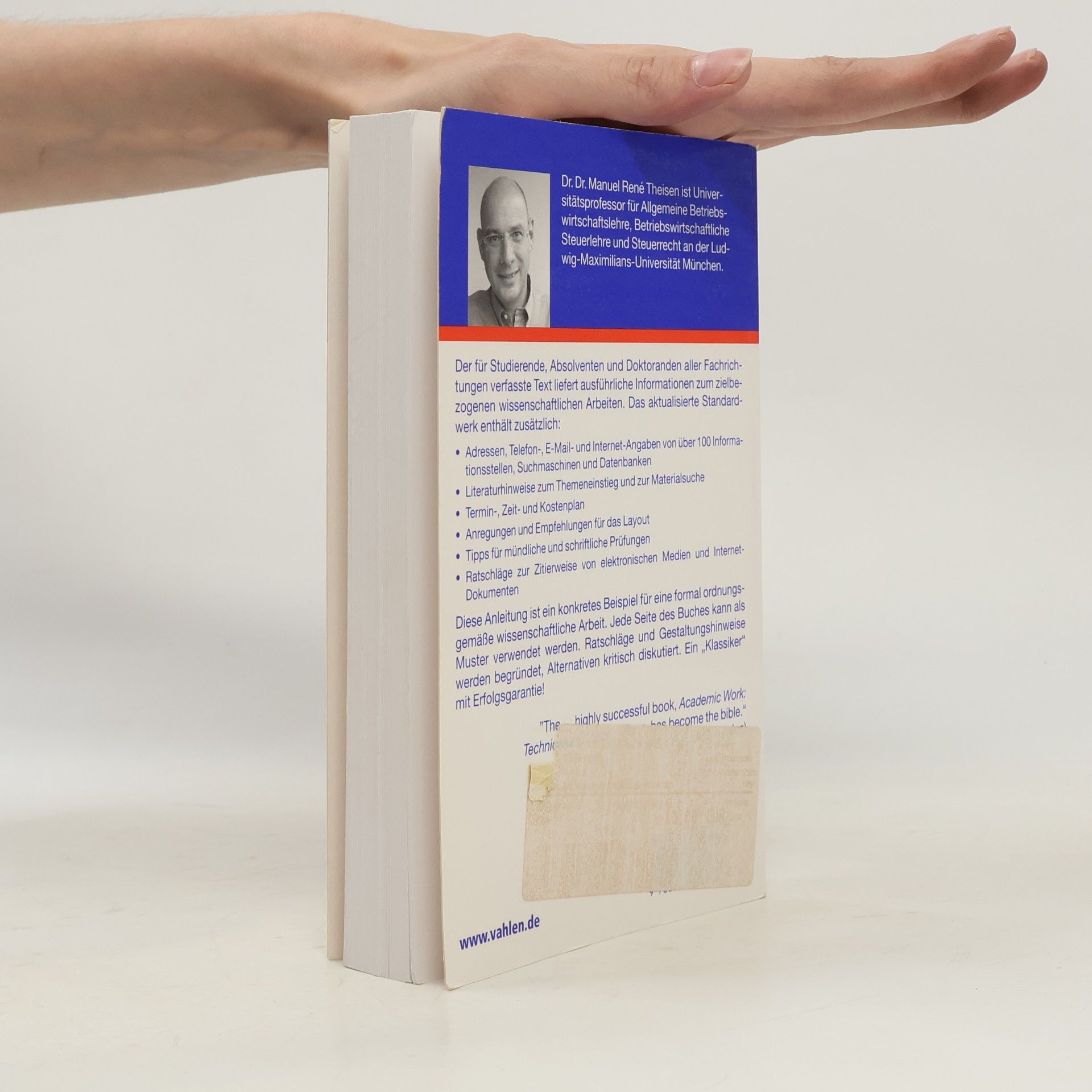 Manuel Theisen Wissenschaftliches Arbeiten