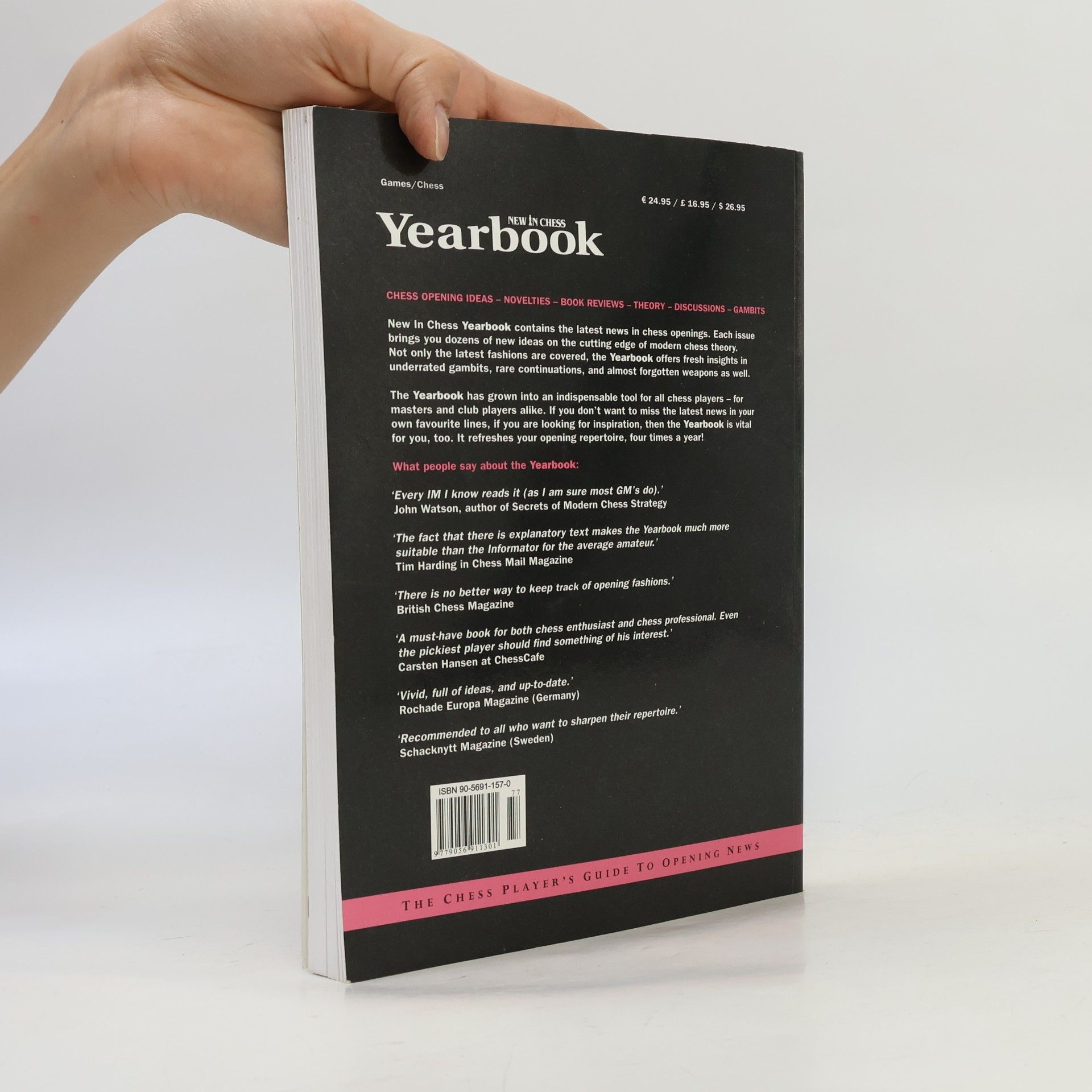 Genna Sosonko New In Chess Yearbook 77