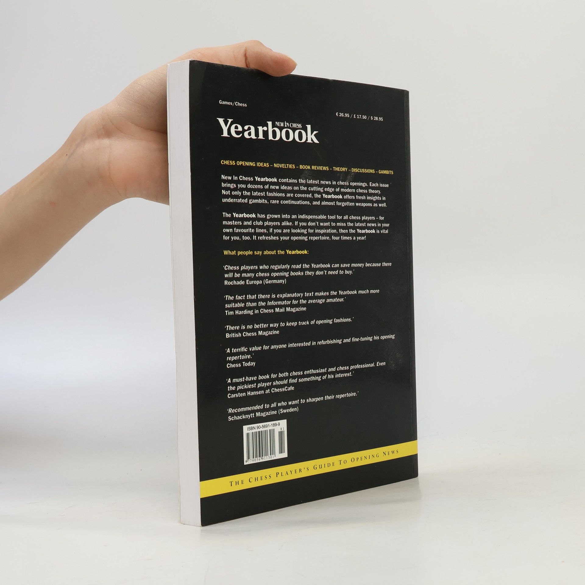 Genna Sosonko New In Chess Yearbook 81