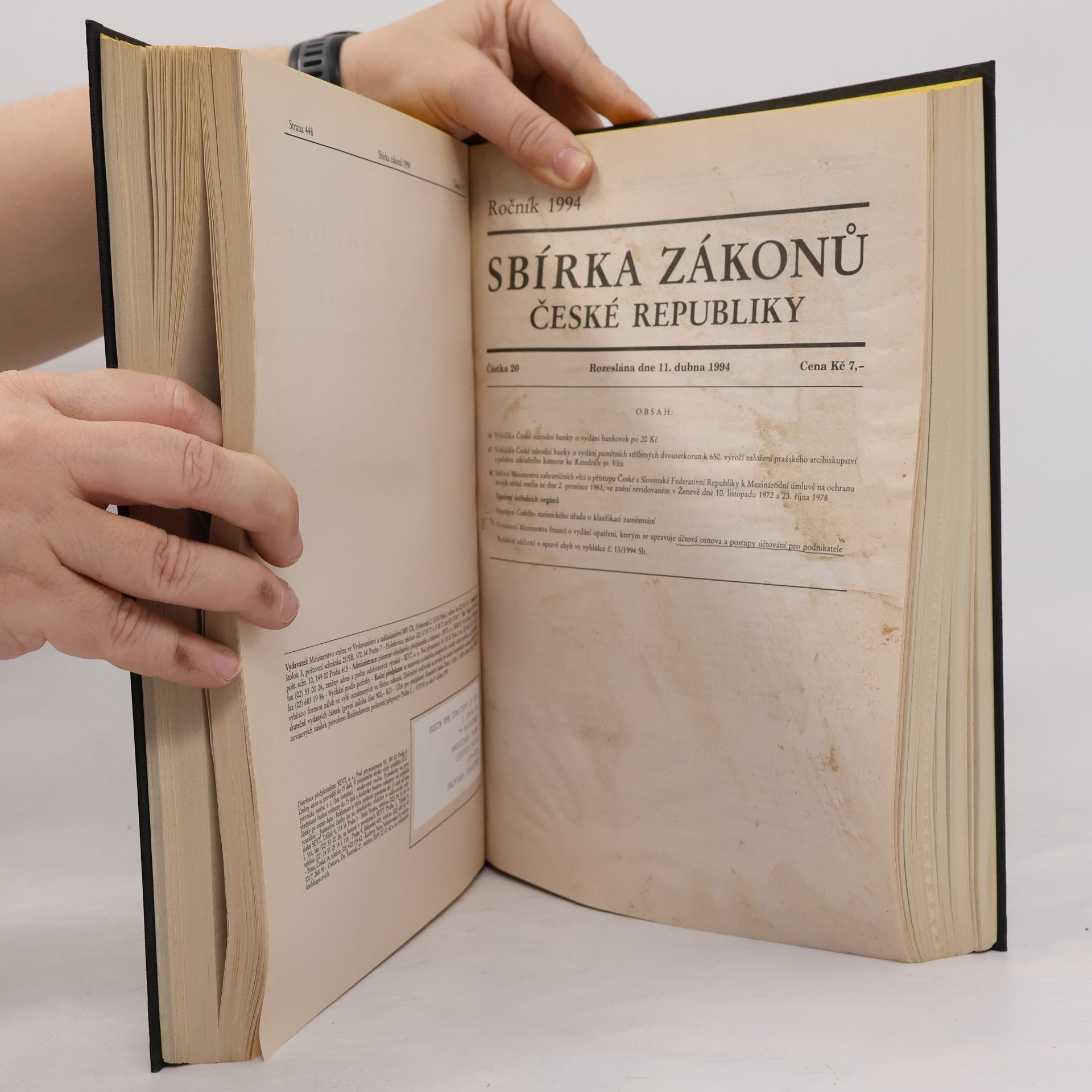 Autores varios Sbírka zákonů 1994