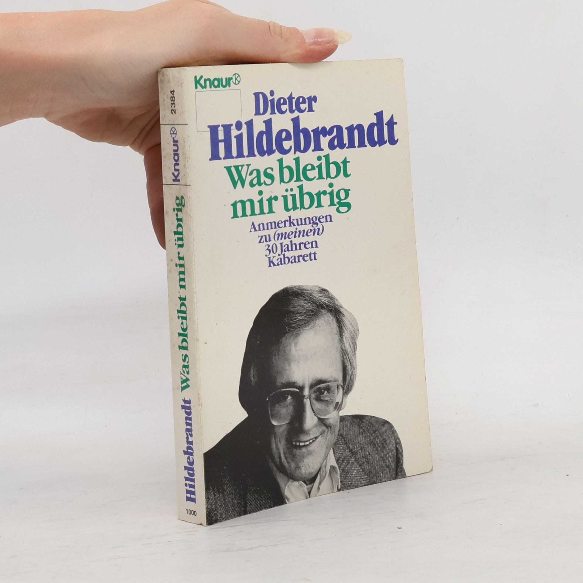 Dieter Hildebrandt Was bleibt mir übrig