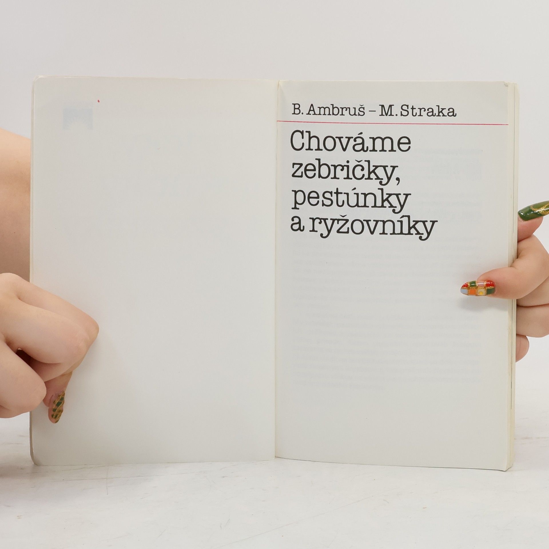 Autores varios Chováme zebričky, pestúnky a ryžovníky 15