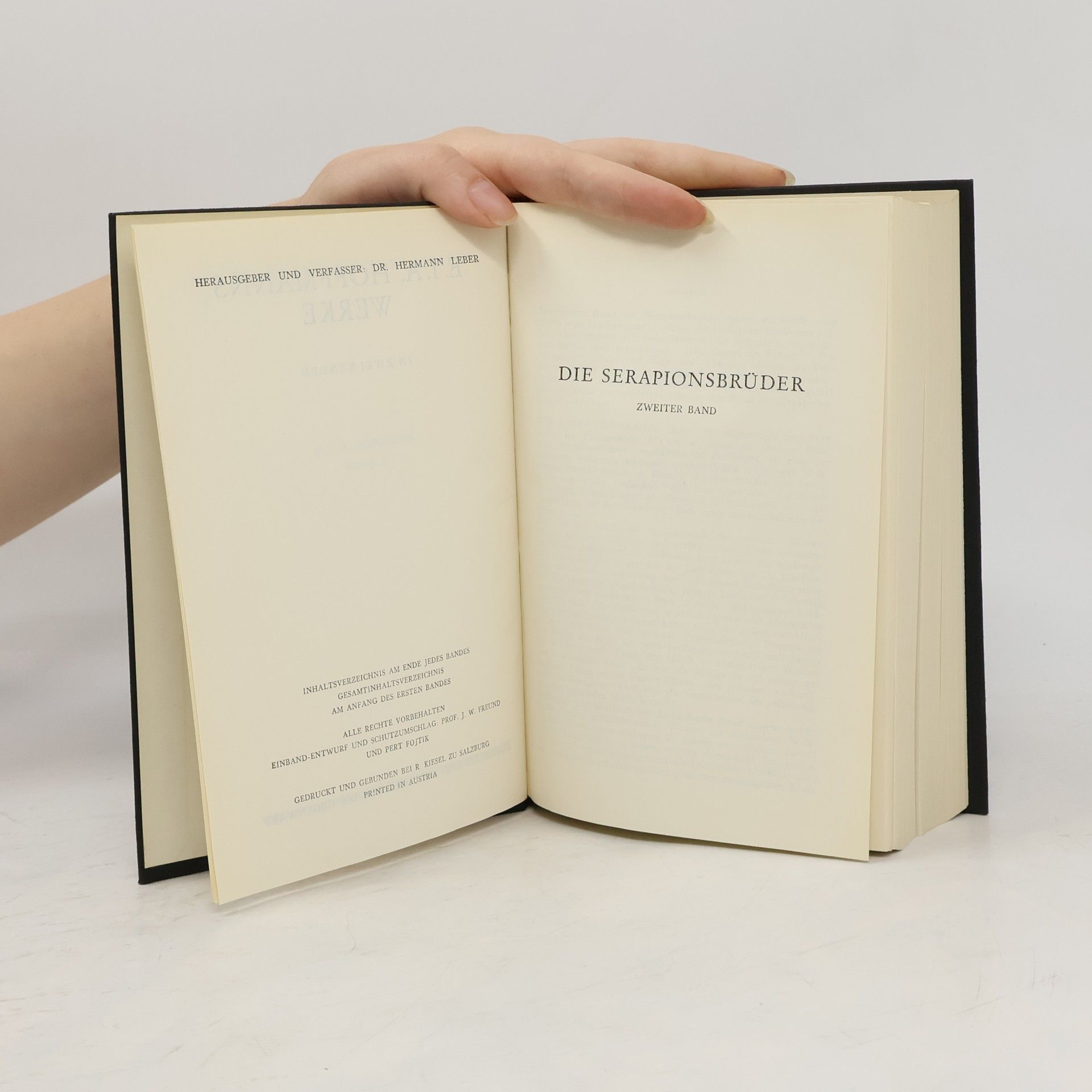 E. T. A. Hoffmann Die Serapionsbrüder II
