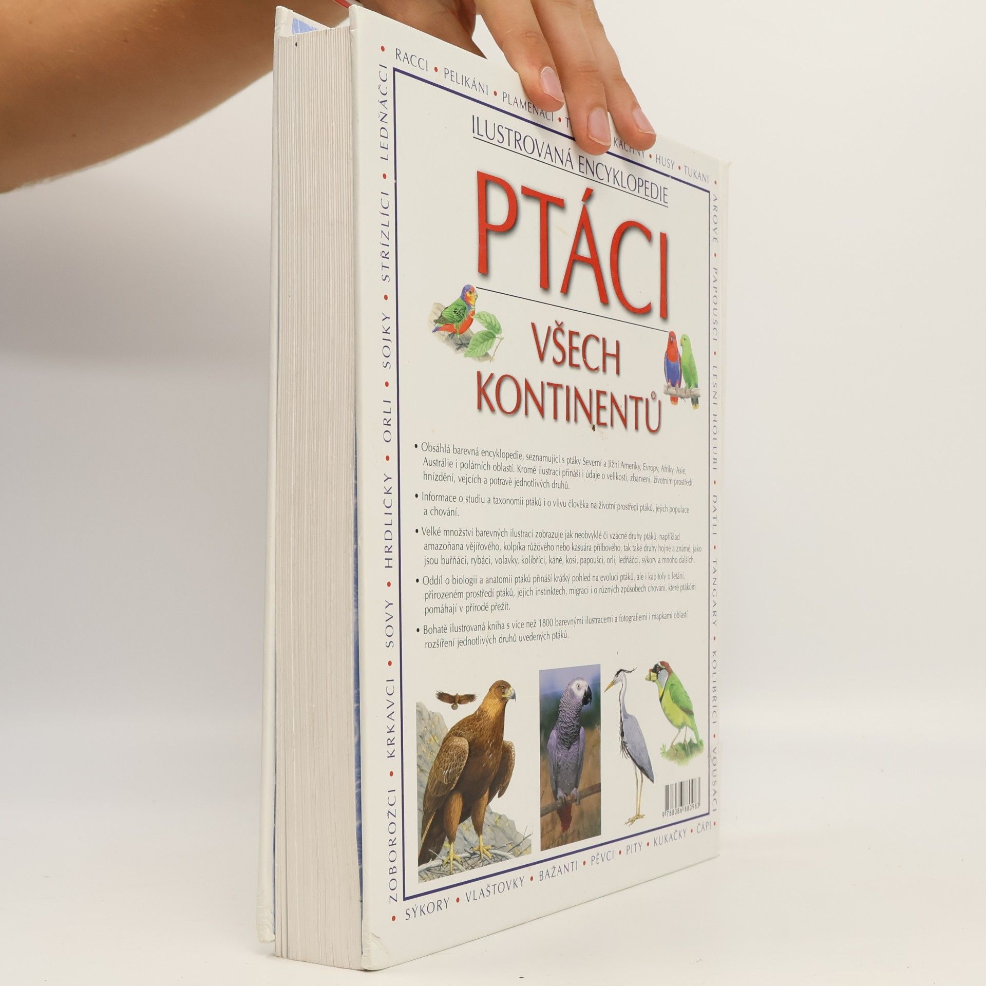 David Alderton Ptáci všech kontinentů. Barevné ilustrace a fotografie více než 1600 běžných i vzácných druhů ptáků, jejich prostředí a chování