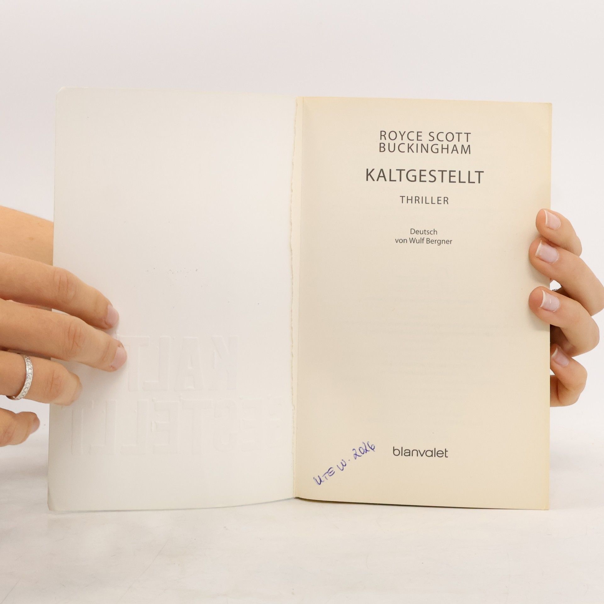 Royce Buckingham Kaltgestellt