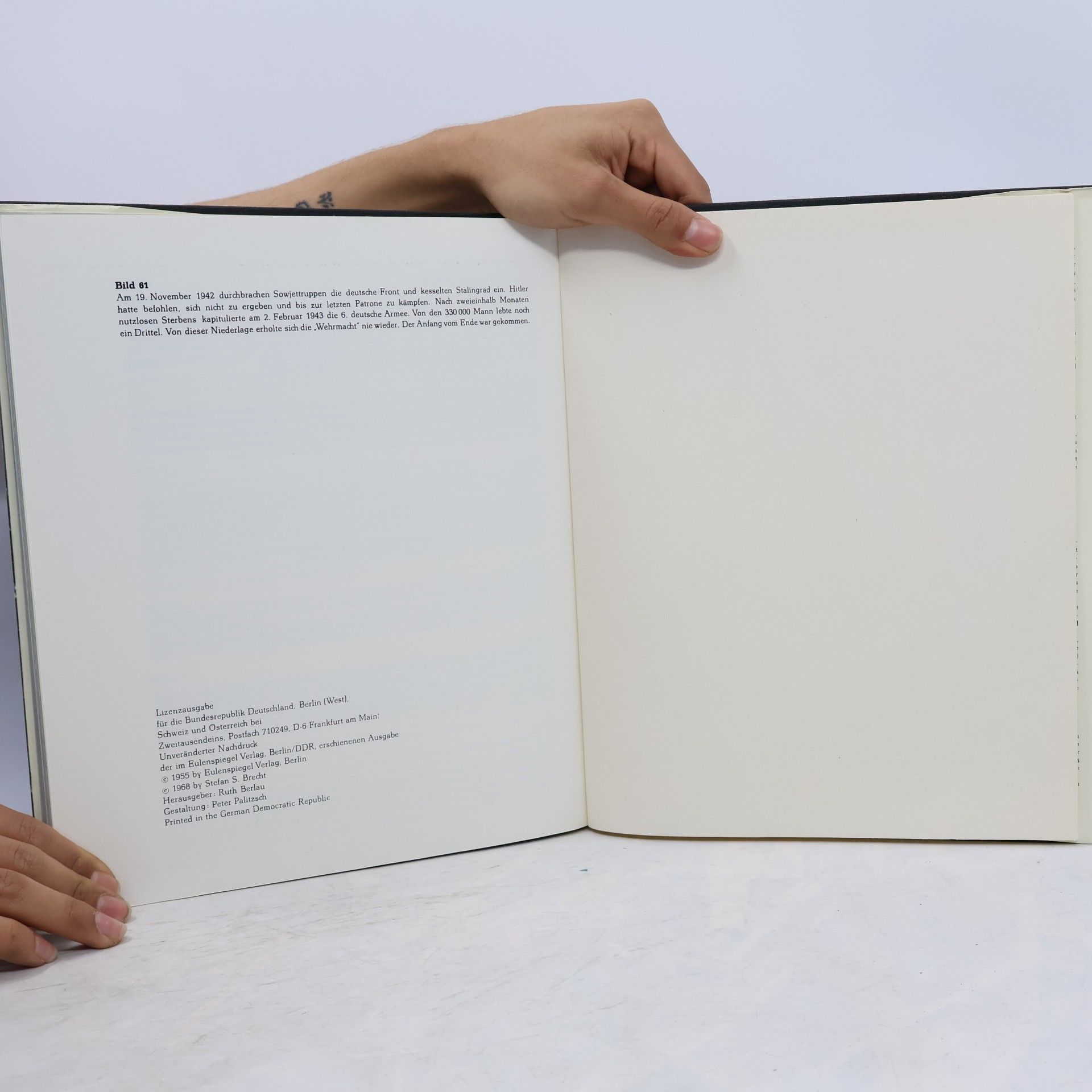 Bertolt Brecht Kriegsfibel
