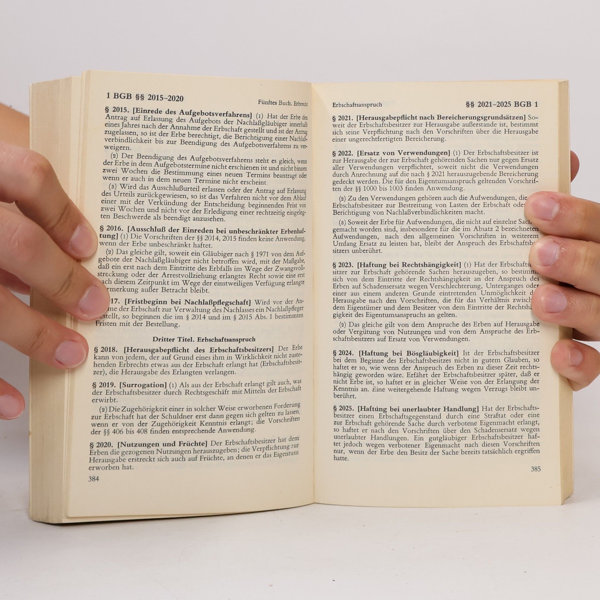 Various authors Bürgerliches Gesetzbuch BGB. 26. Auflage 1982