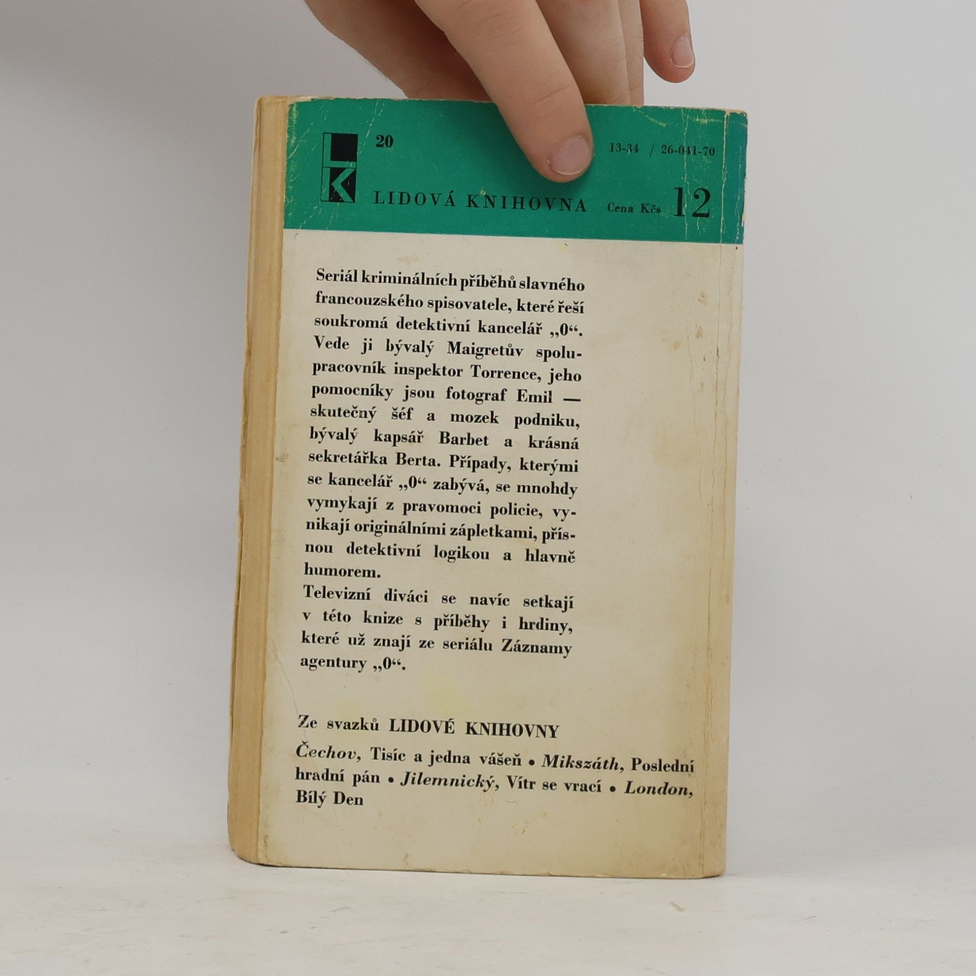 Georges Simenon Detektivní kancelář "O"