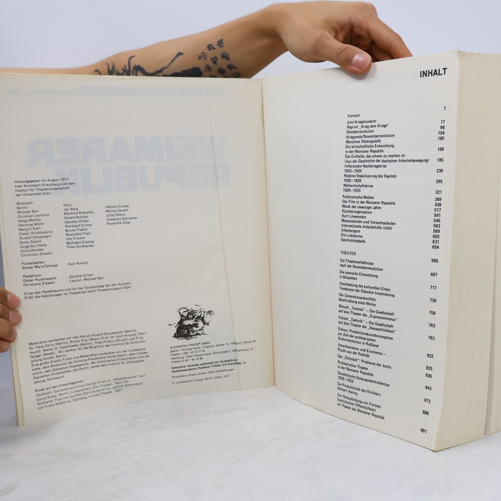 Various authors Weimarer Republik