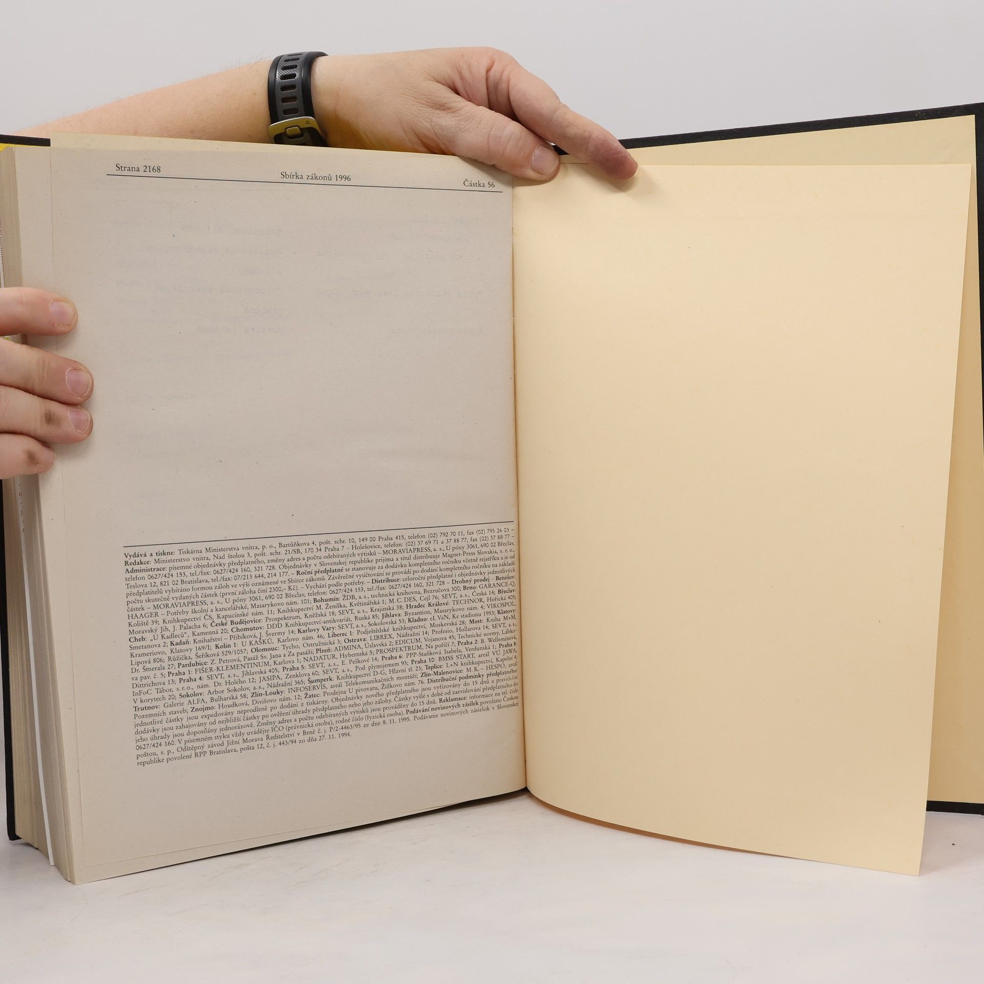 Kolektiv autorů Sbírka zákonů 1996. 87-191