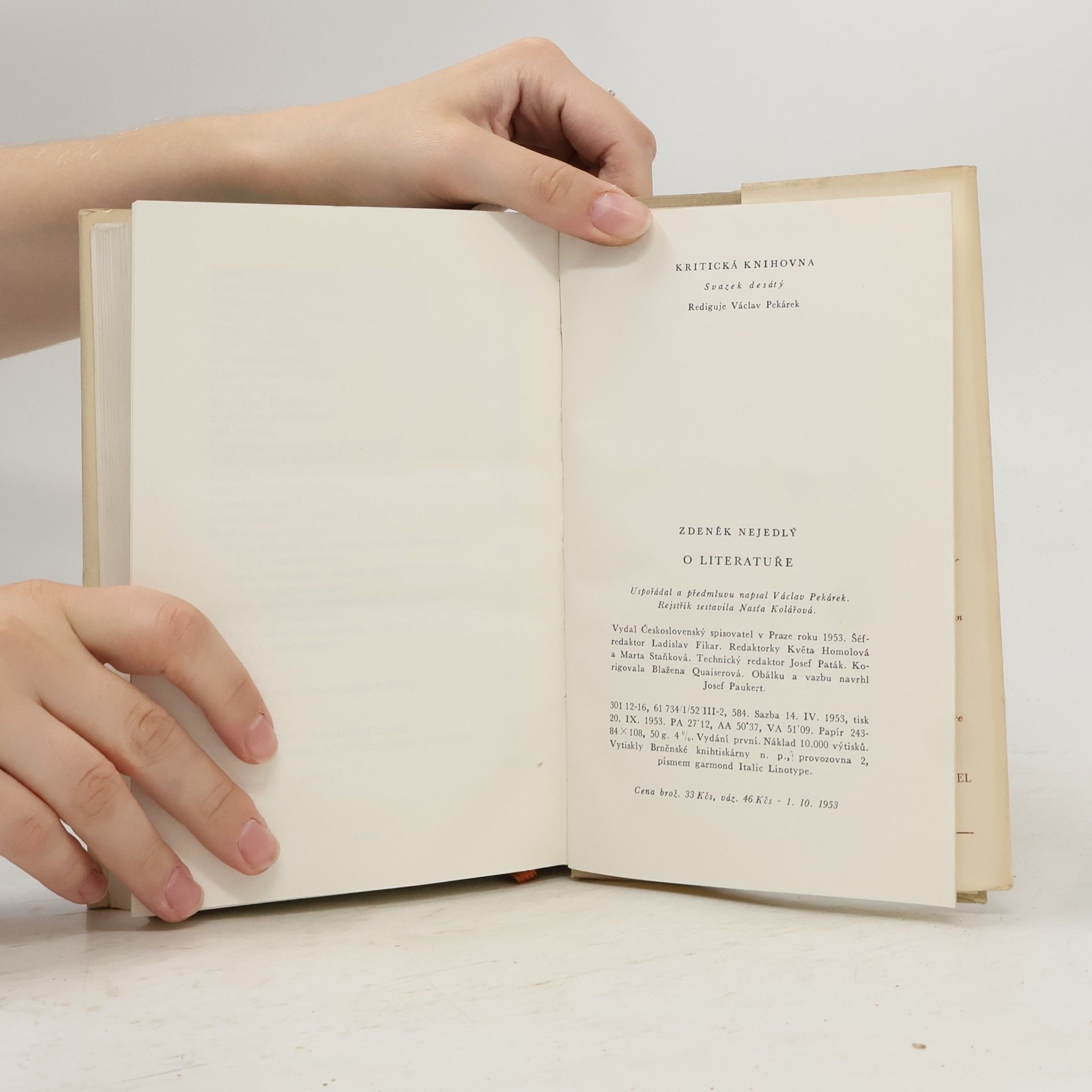 Zdeněk Nejedlý O literatuře