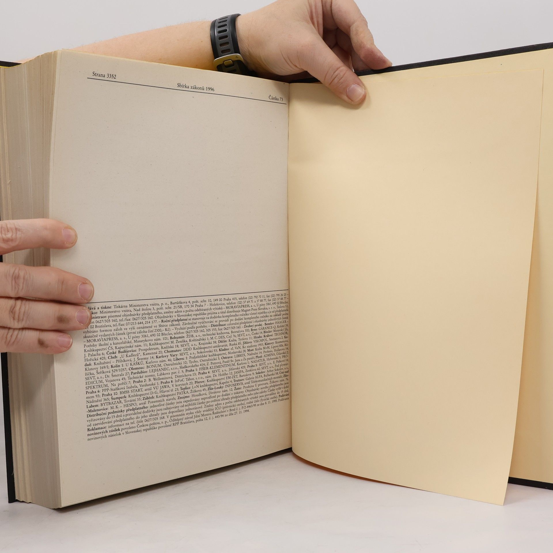 Autores varios Sbírka zákonů 1996. 82-246