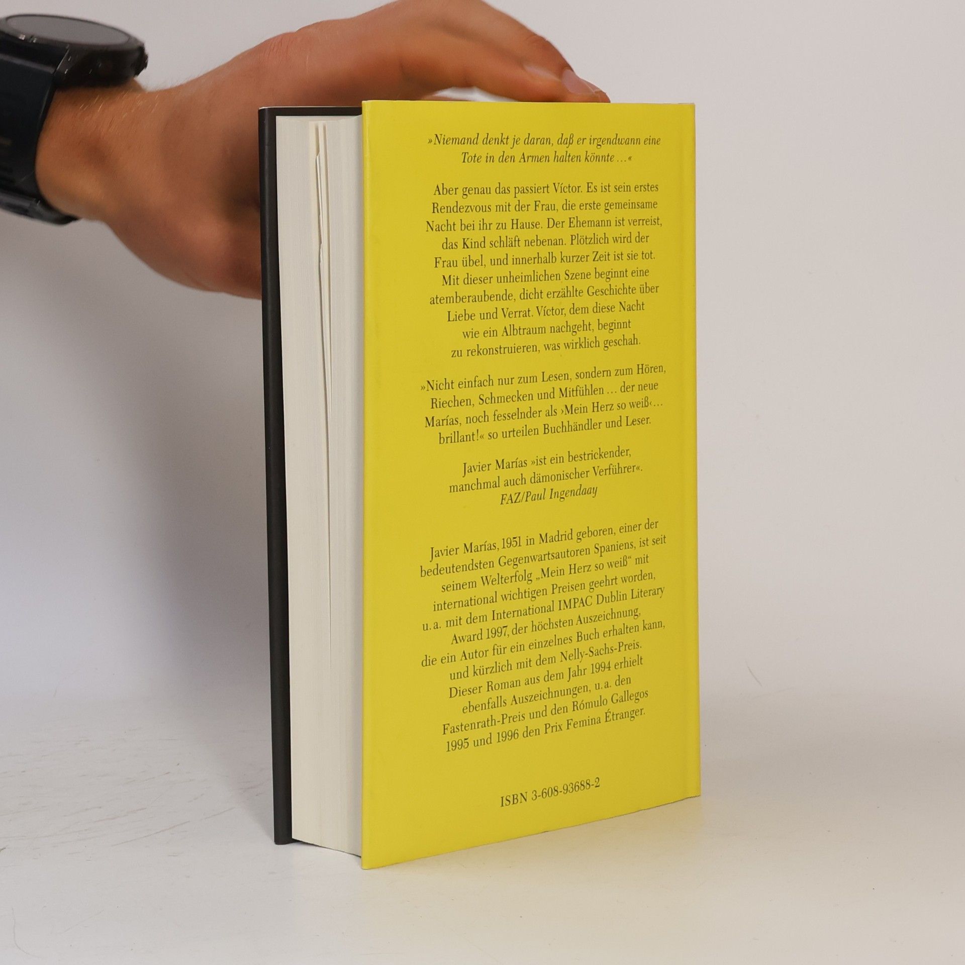 Javier Marías Morgen in der Schlacht denk an mich