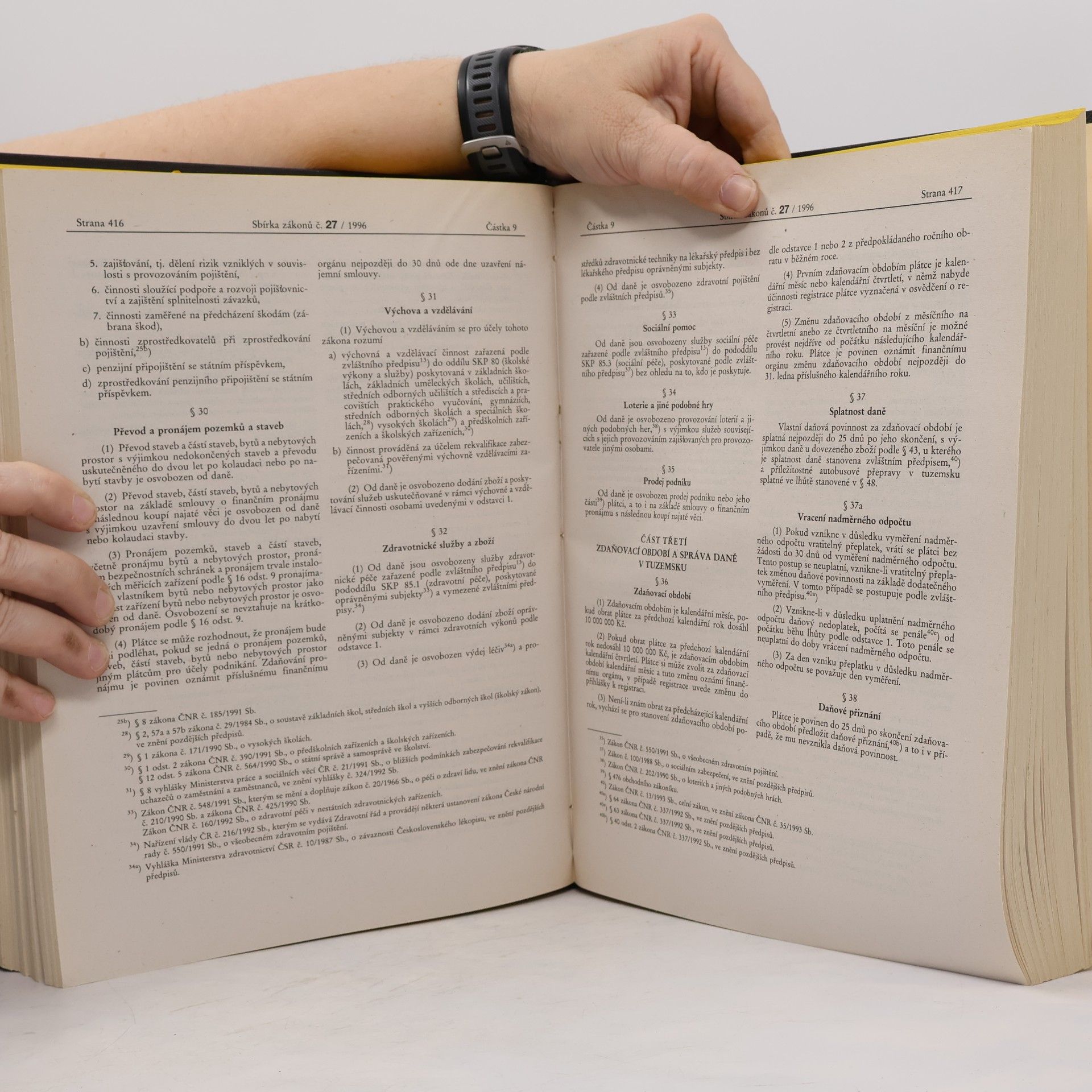 Various authors Sbírka zákonů 1996, 1-86