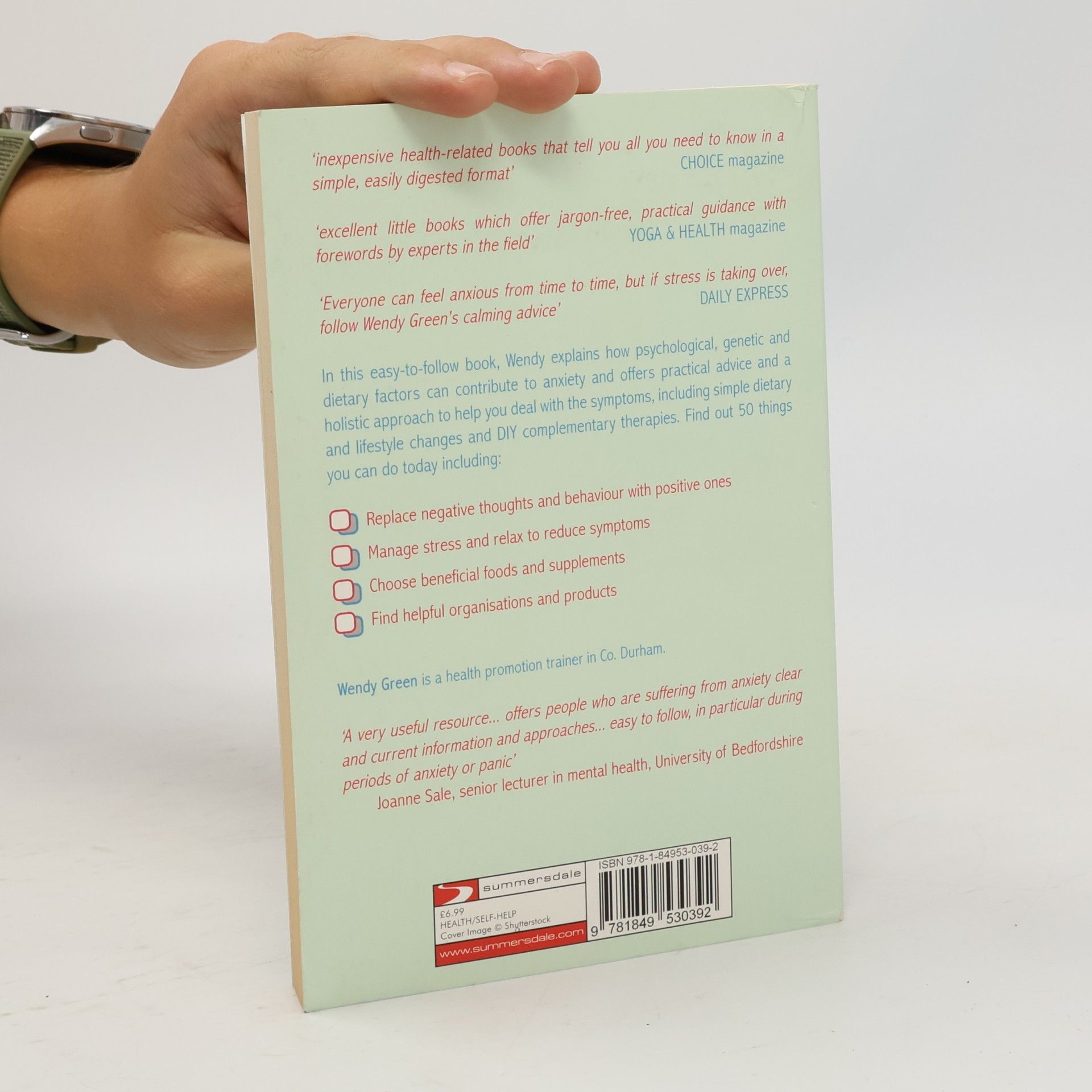 Wendy Green Personal Health Guides: 50 Things You Can Do Today To Manage Anxiety