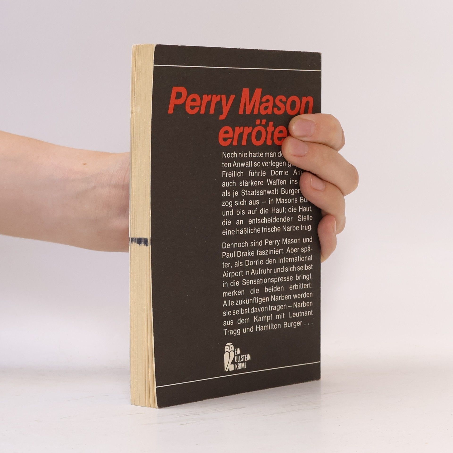 Erle Stanley Gardner Perry Mason und das Mädchen mit der Narbe