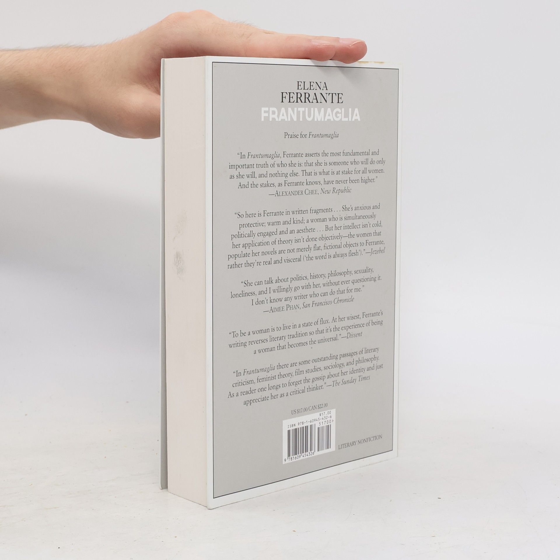 Elena Ferrante Frantumaglia