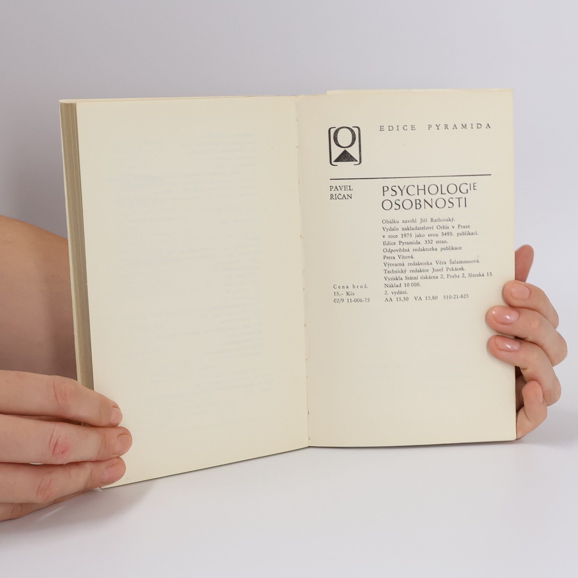 Pavel Říčan Psychologie osobnosti
