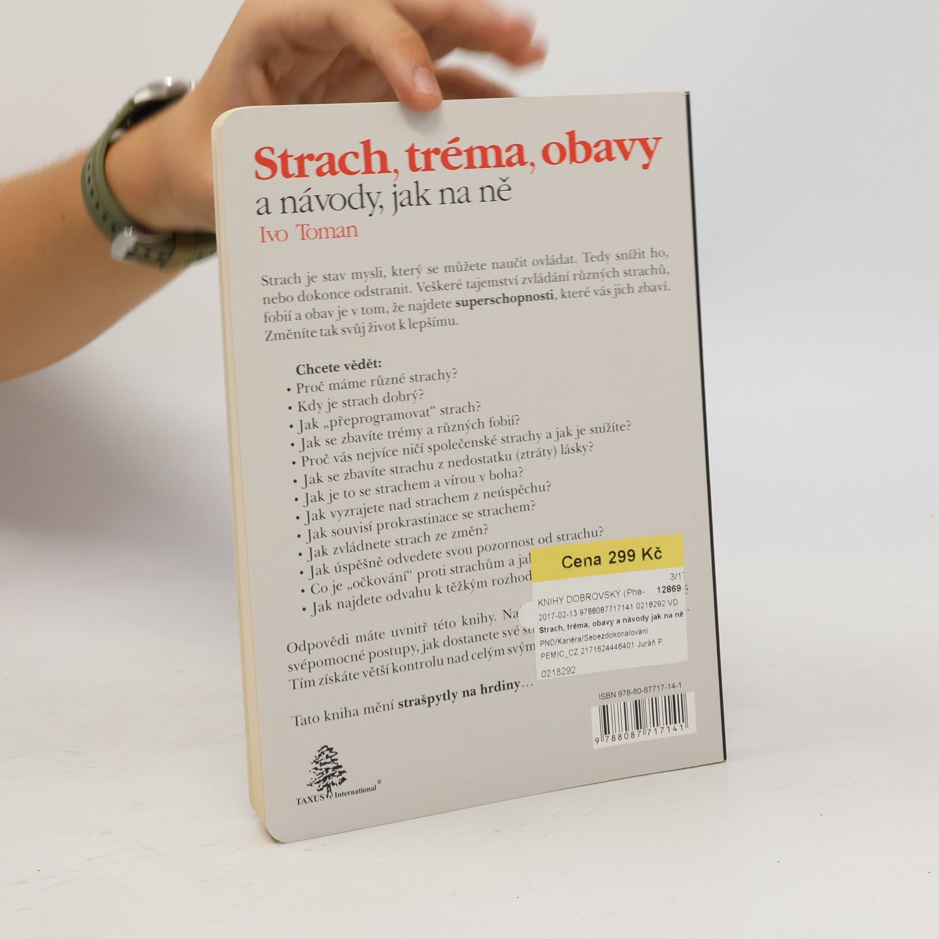 Ivo Toman Strach, tréma, obavy a návody, jak na ně
