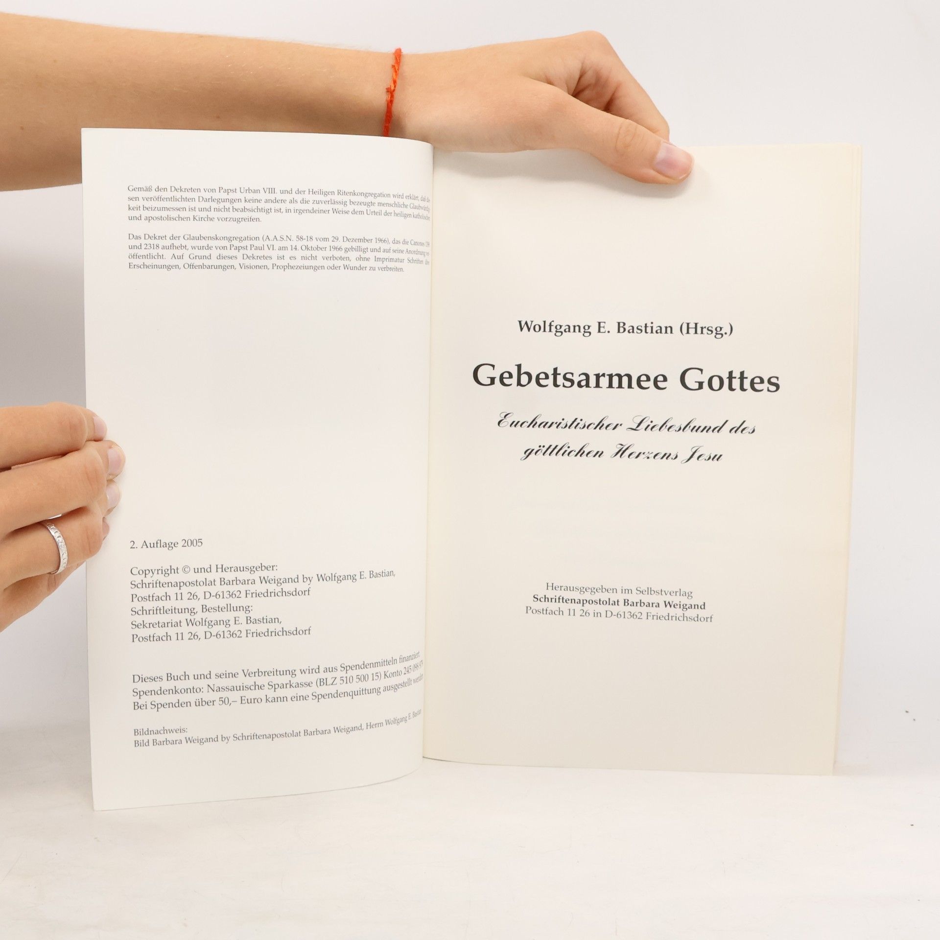 Wolfgang E. Bastian Gebetsarmee Gottes