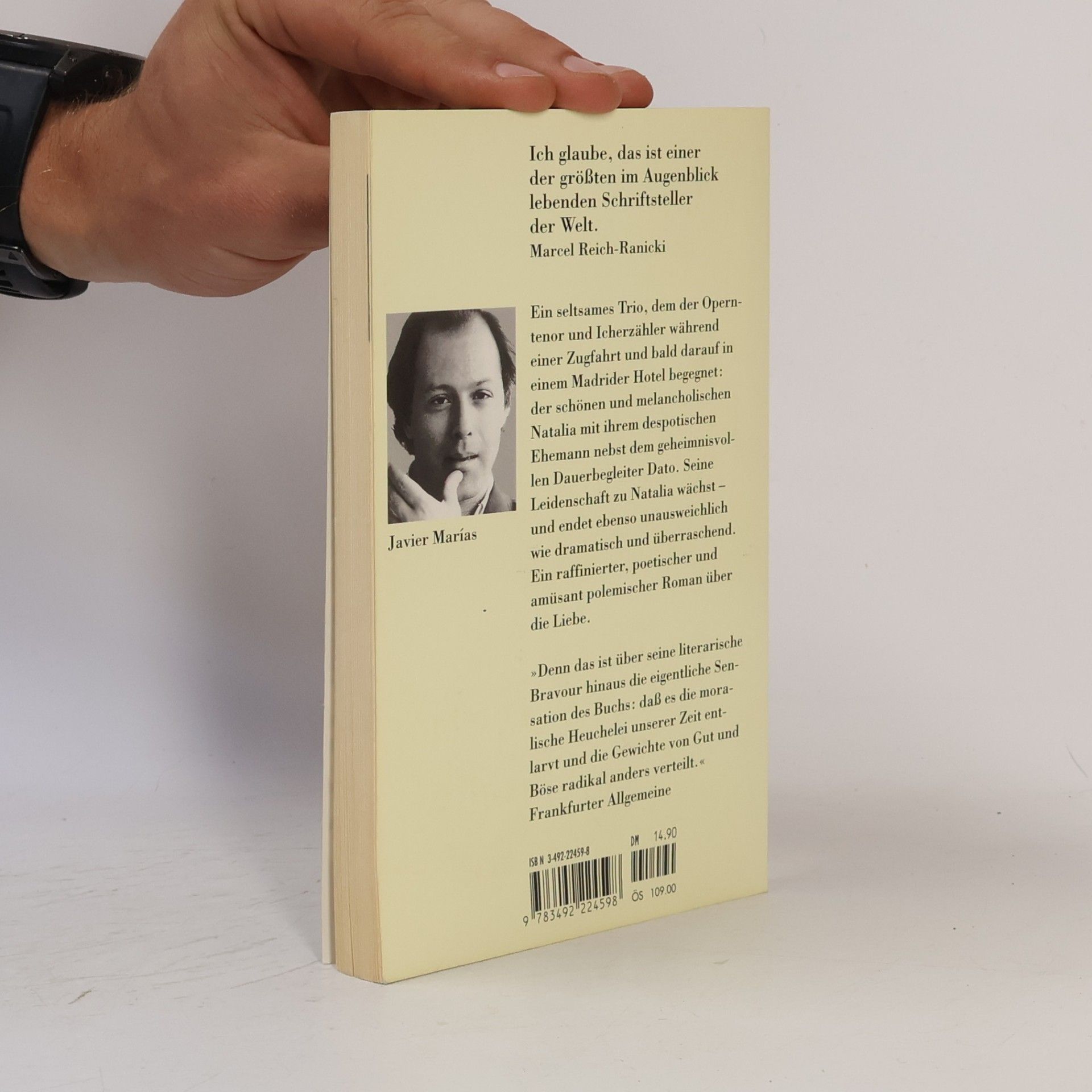 Javier Marías Der Gefühlsmensch