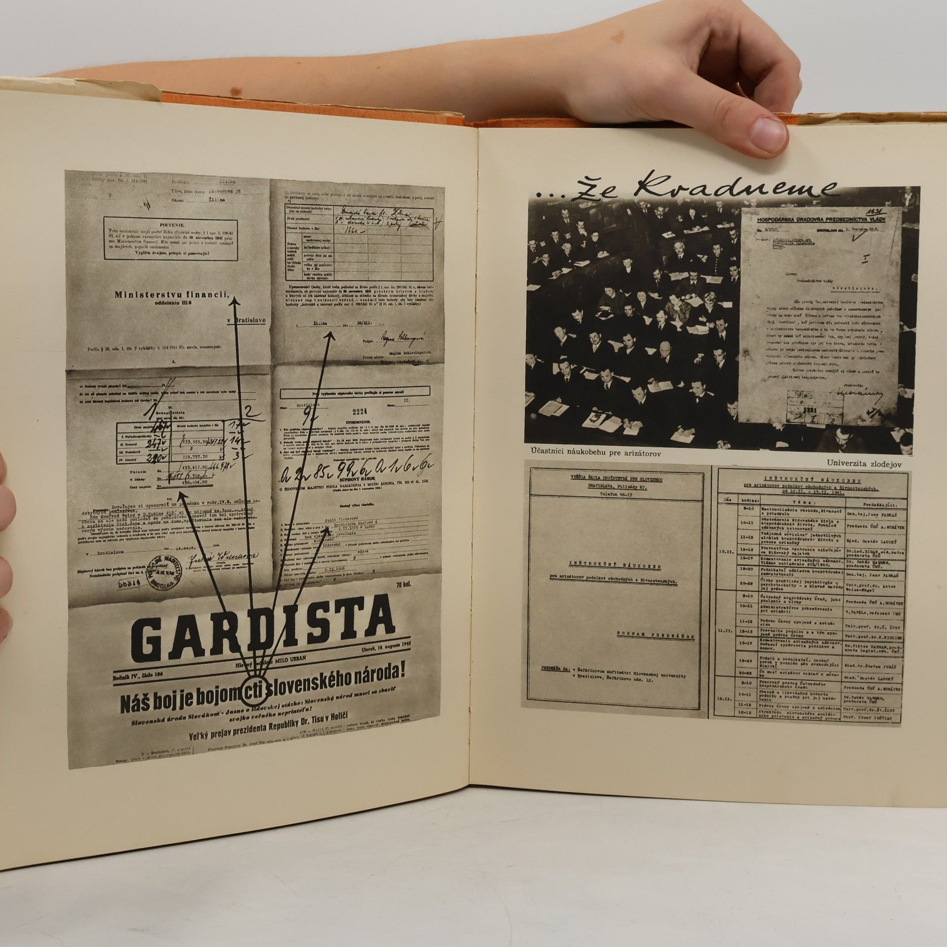 Collectif d'auteurs Tragédia slovenských Židov