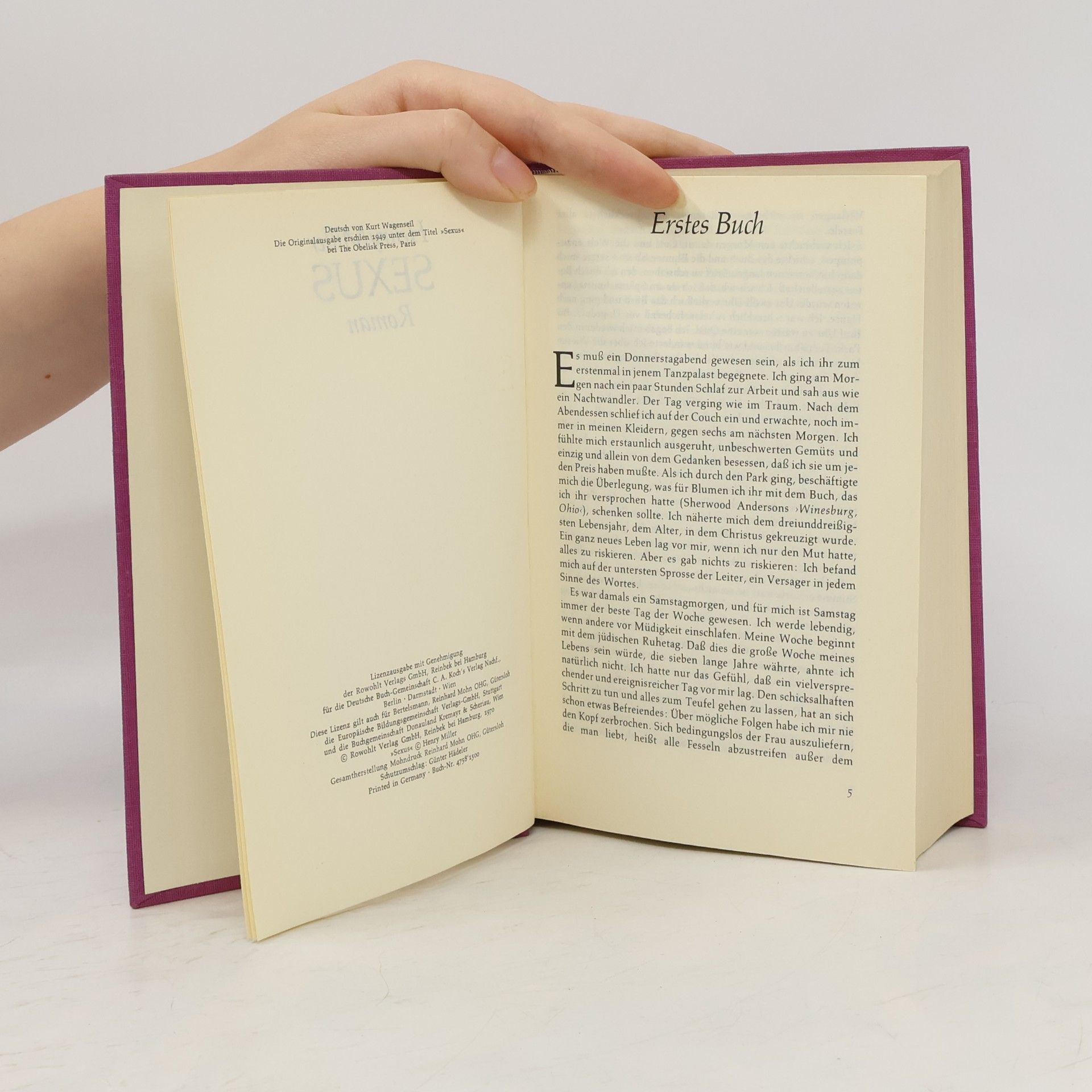 Henry Miller Sexus