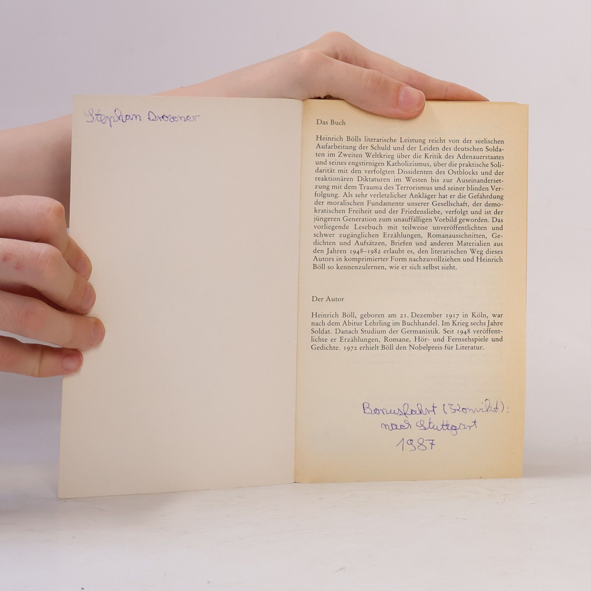 Viktor Böll Das Heinrich Böll Lesebuch